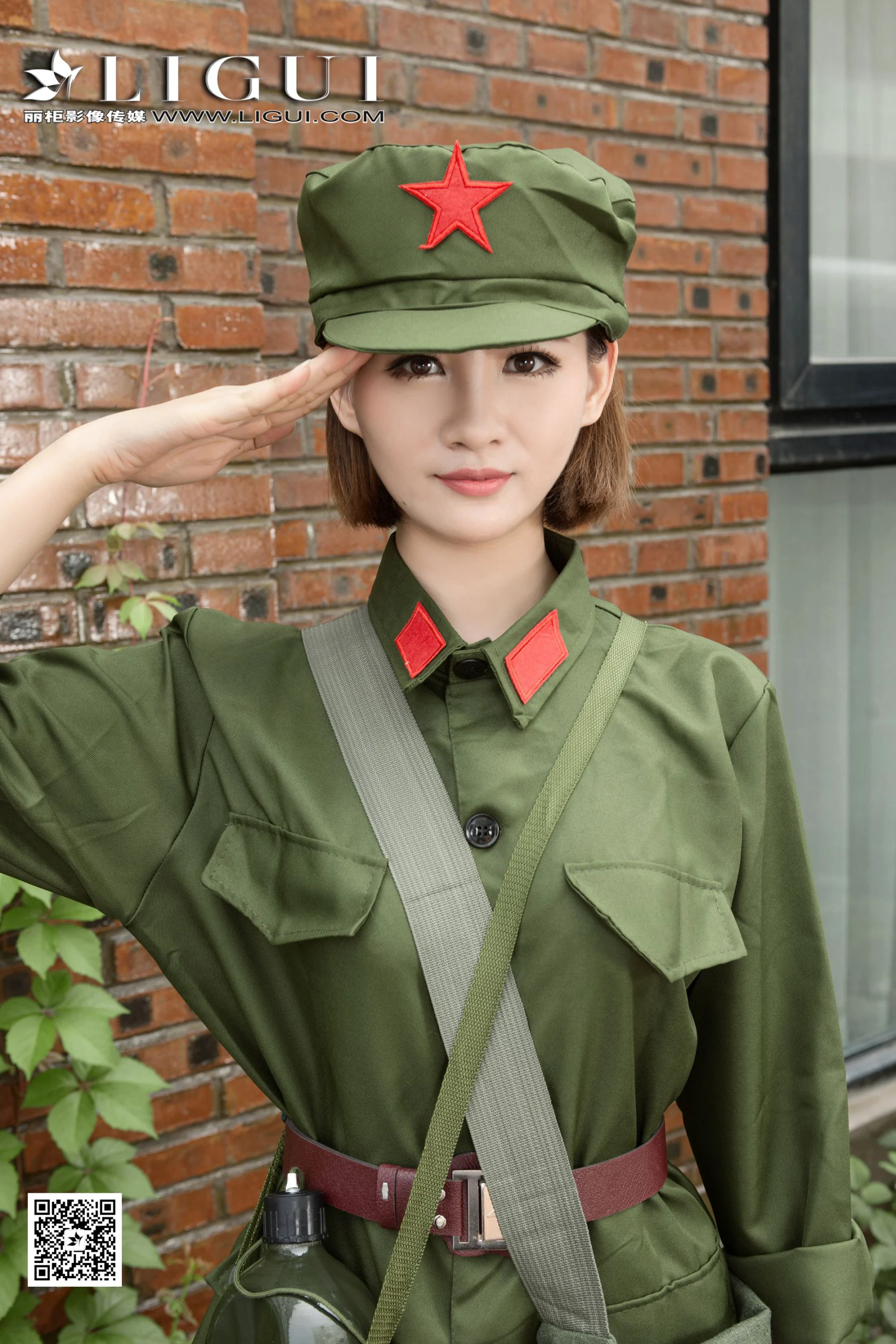 AMY《民国女兵》 [丽柜] 写真集 - 爱照片