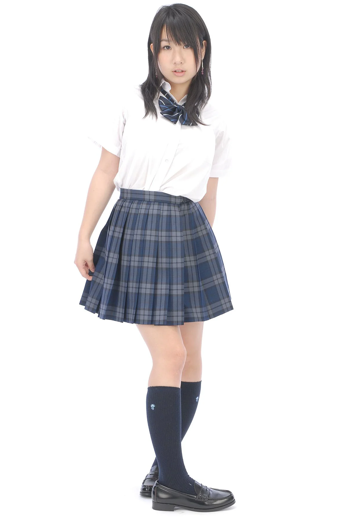 [BWH] BJK0008 Rui Kiriyama 桐山瑠衣 棚拍校服 写真集 - 爱照片