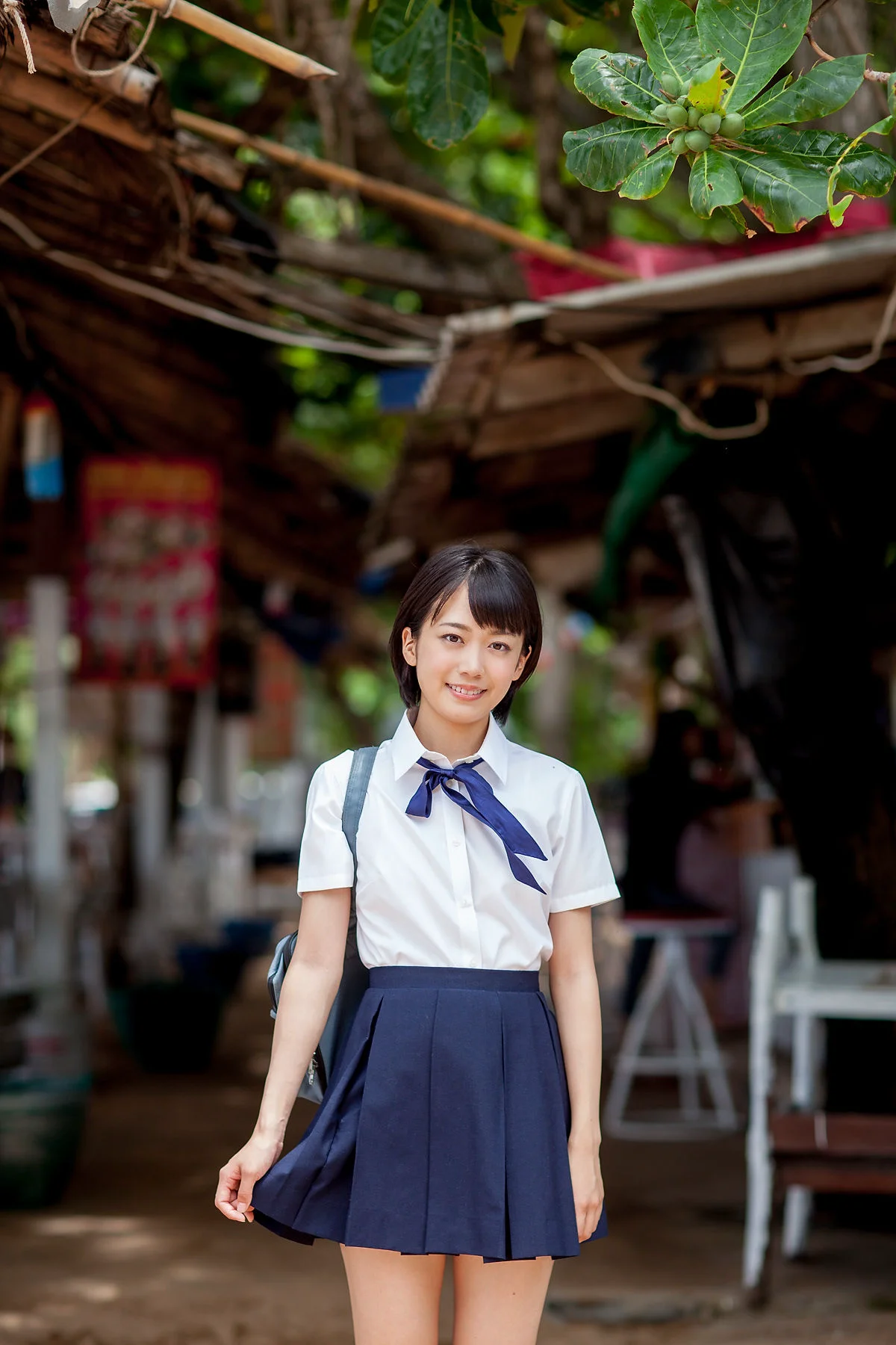 西野小春《海边校服+高叉泳装》 [Minisuka.tv] 写真集 - 爱照片