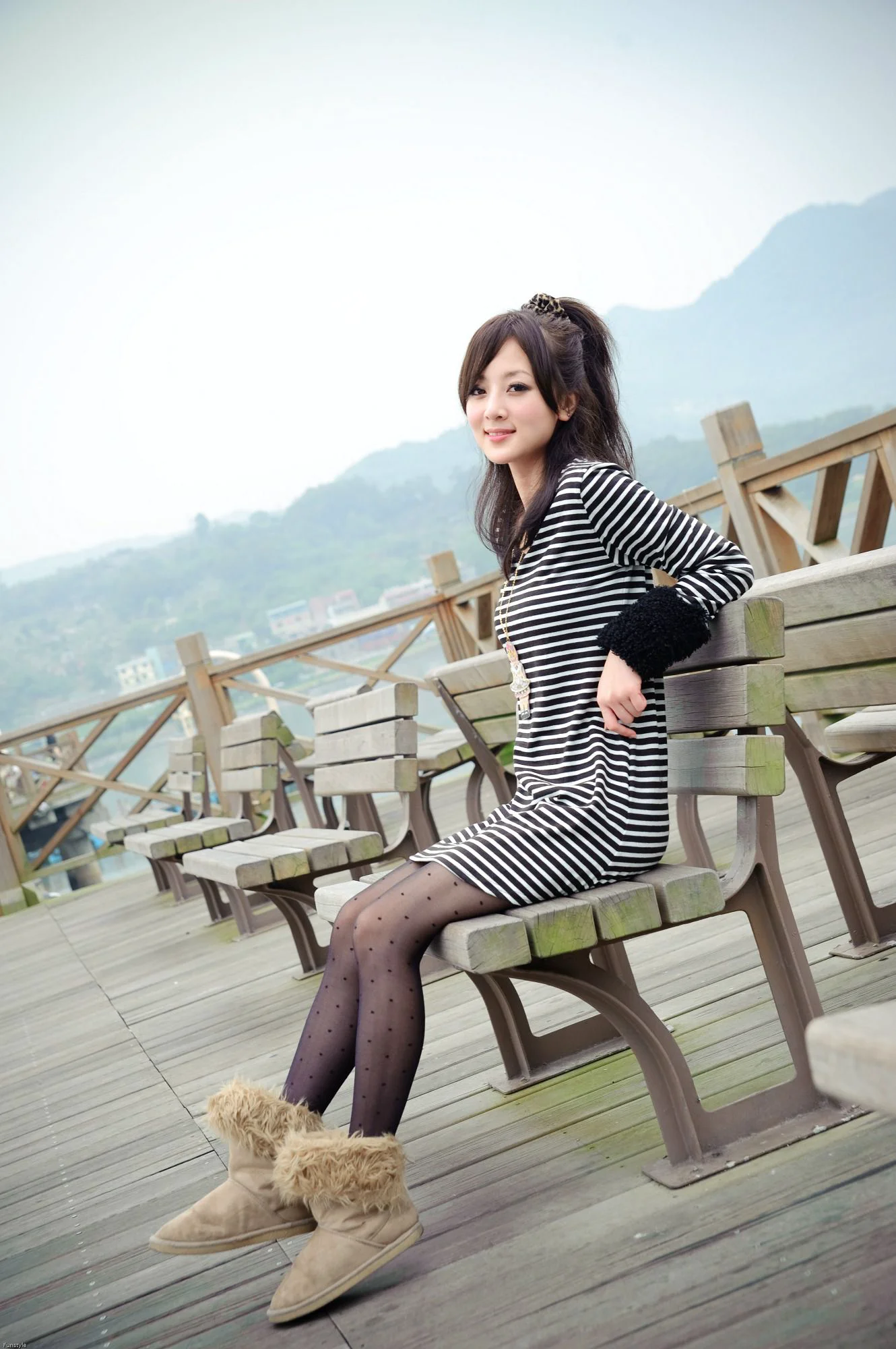 果子MM/张凯洁《關渡曲外拍》写真集 - 爱照片