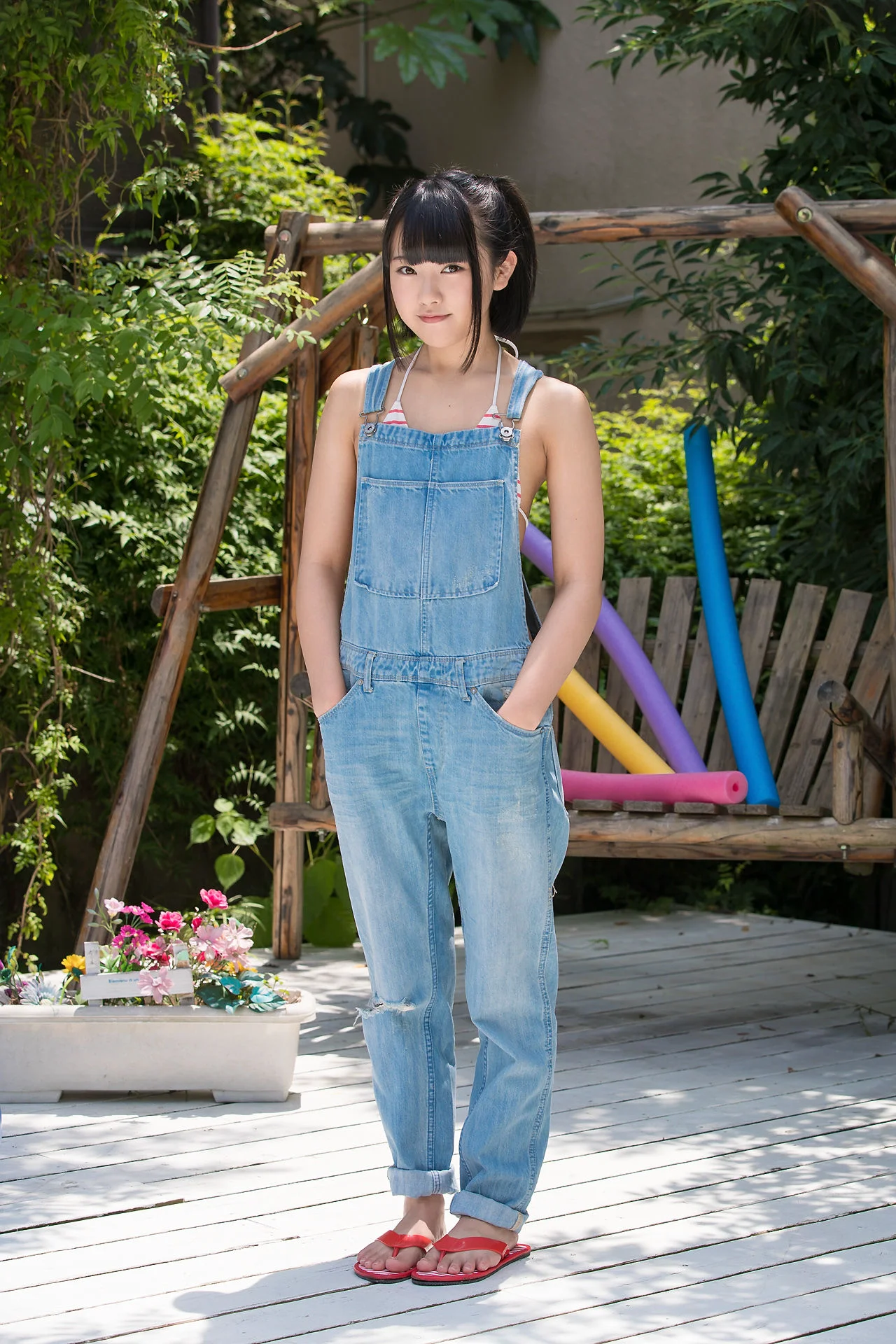 Anju Kouzuki 香月杏珠《吊带牛仔裤》 [Minisuka.tv] 写真集 - 爱照片