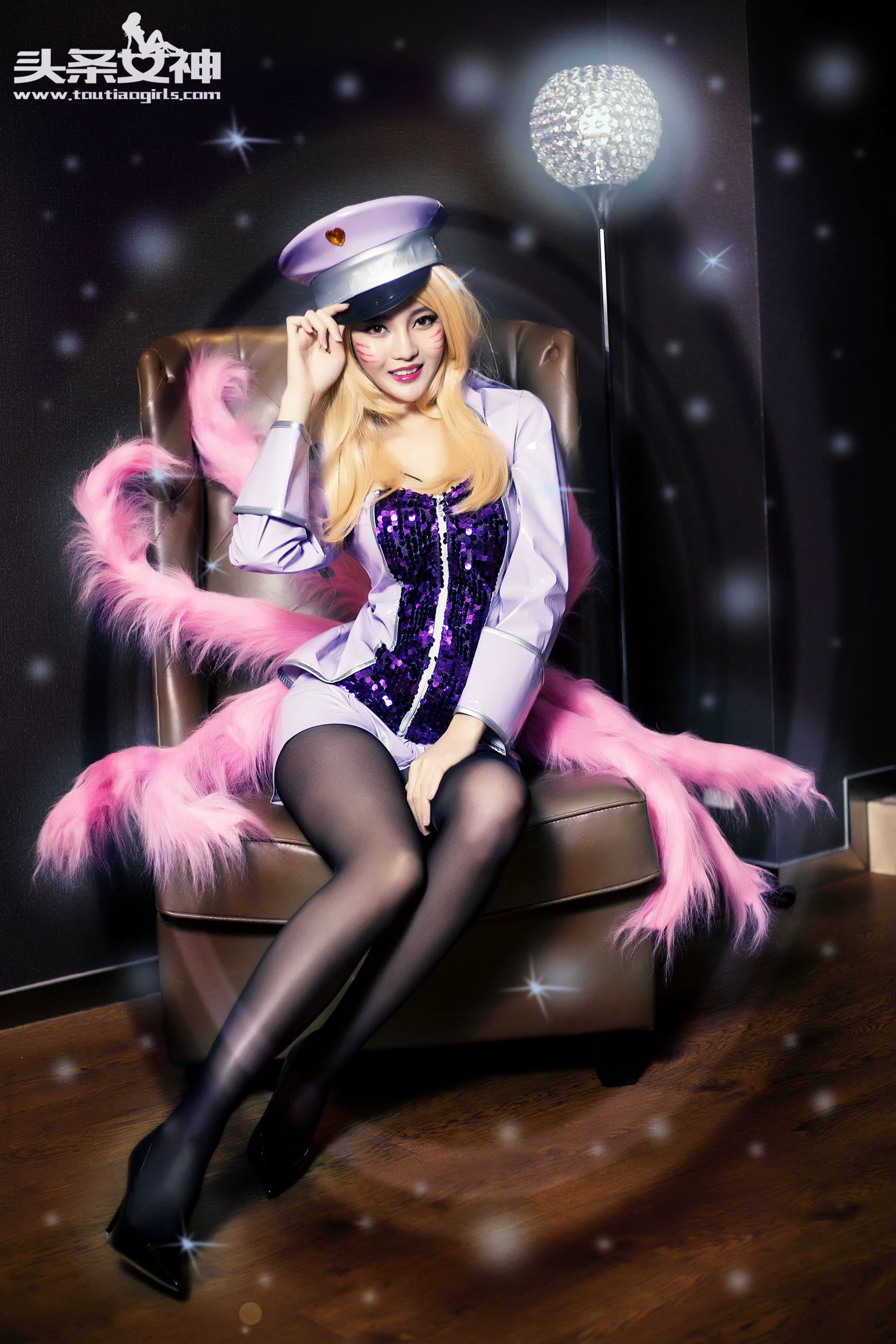 文雪《阿狸九尾雪宝cos》 [头条女神] 写真集 - 爱照片
