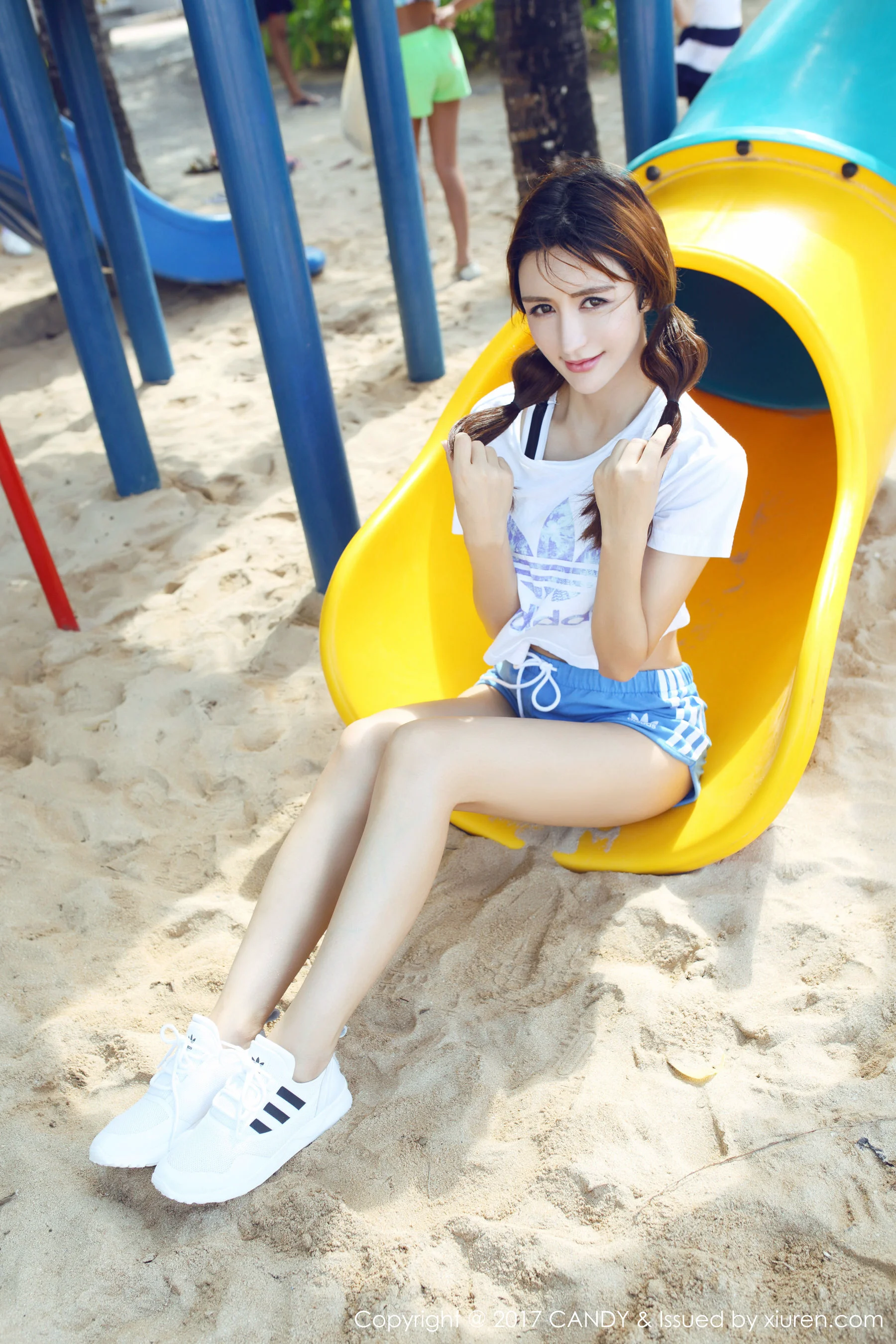 伊莉娜《海边沙滩女神系列》 [糖果画报CANDY] VOL.024 写真集 - 爱照片