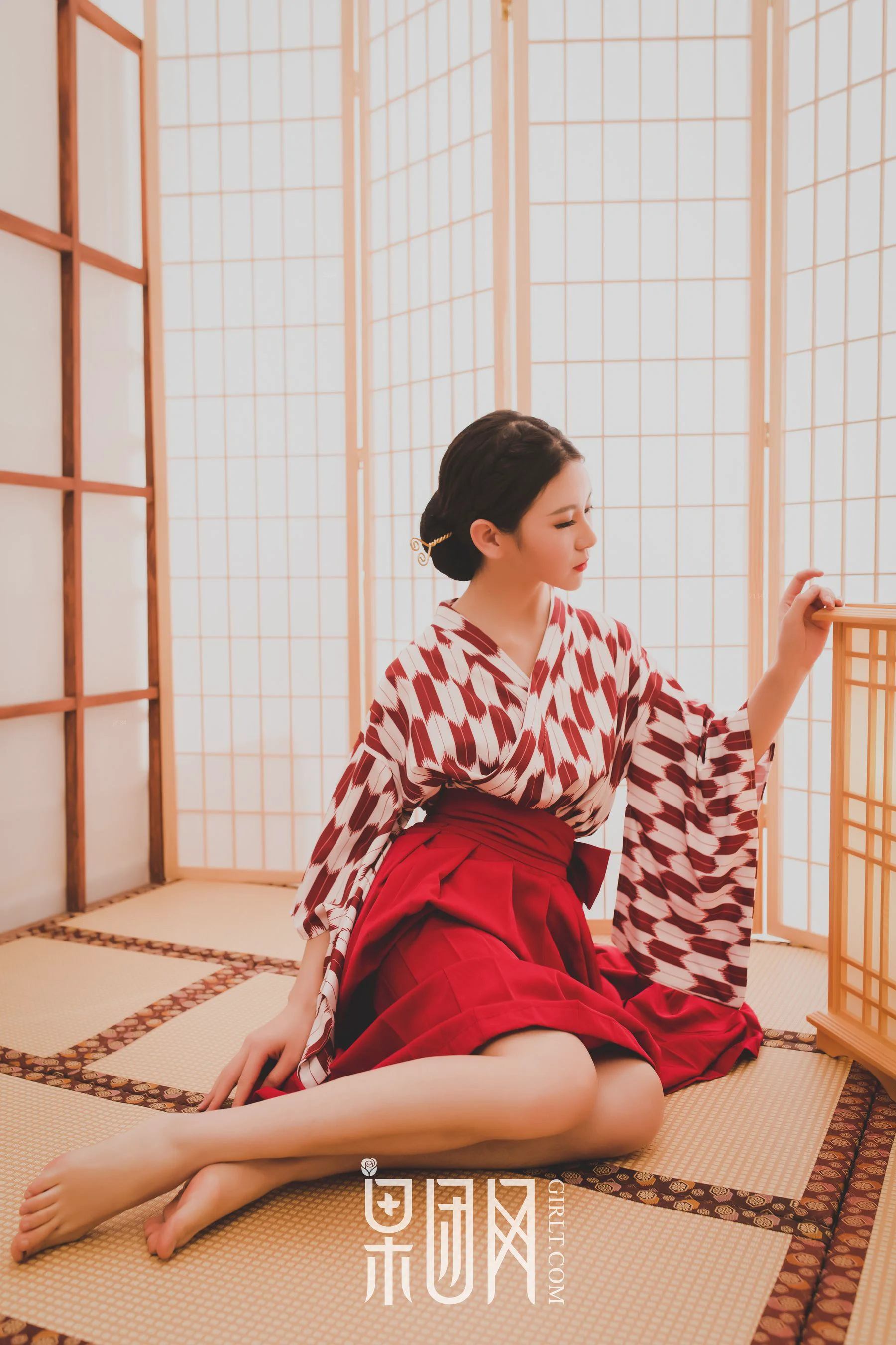 糖果儿《和服丽人》 [果团Girlt] No.115 写真集 - 爱照片