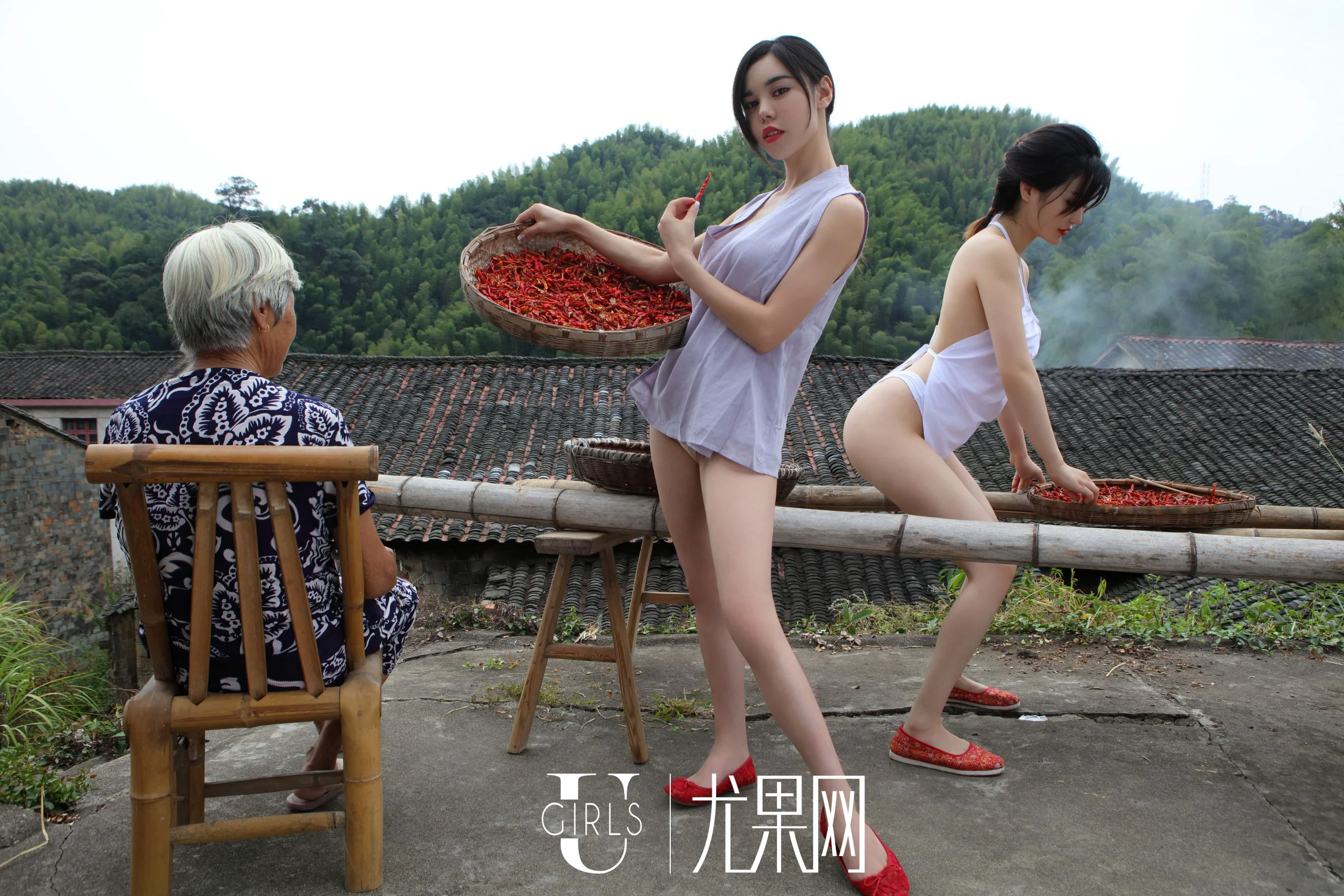 沈佳熹/颜爱泽/于思琪《合家欢》写真集 [尤果网Ugirls] T020 - 爱照片