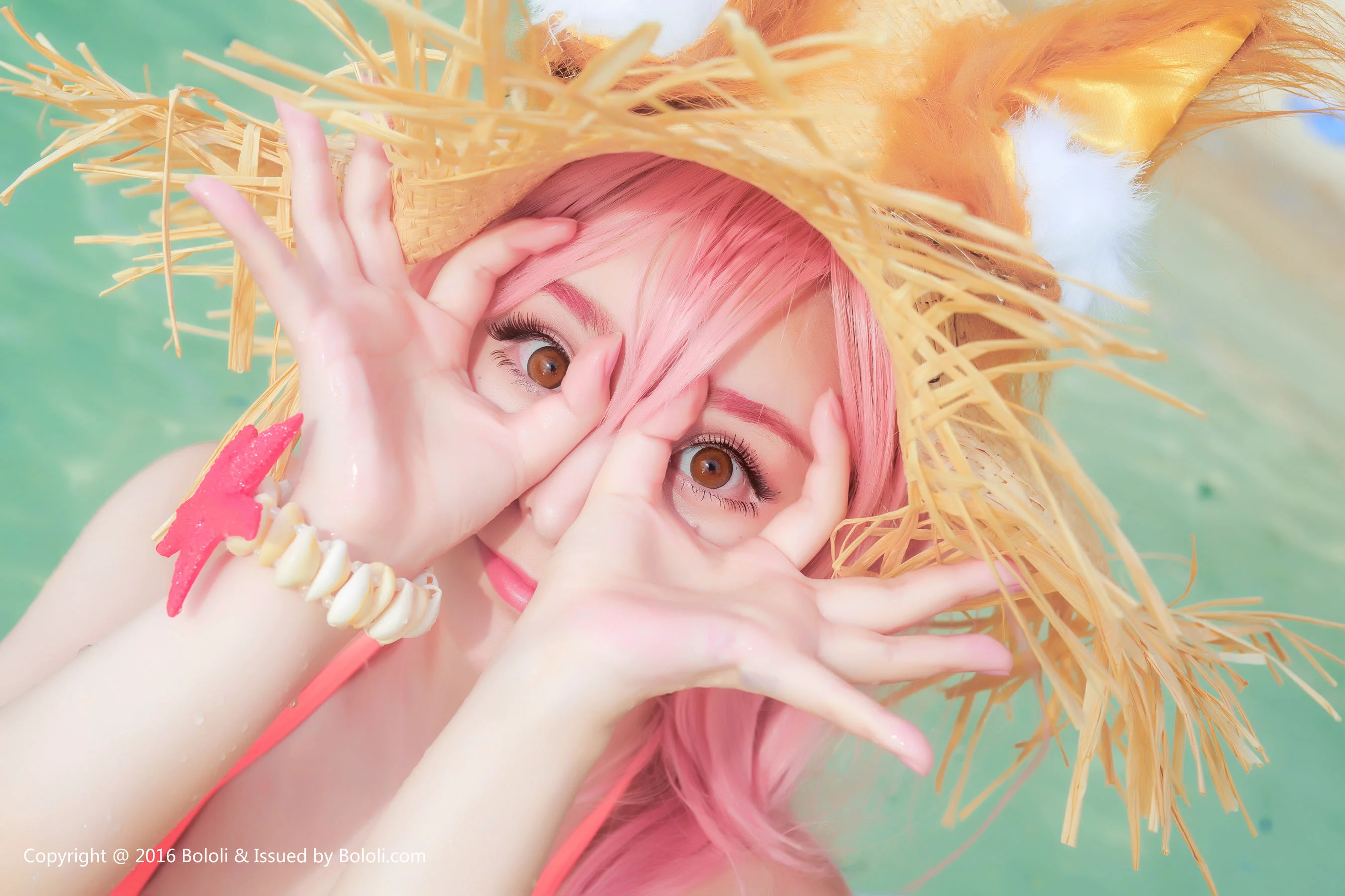 柳侑绮《COS玉藻前泳装》 [波萝社BoLoli] BOL131 写真集 - 爱照片