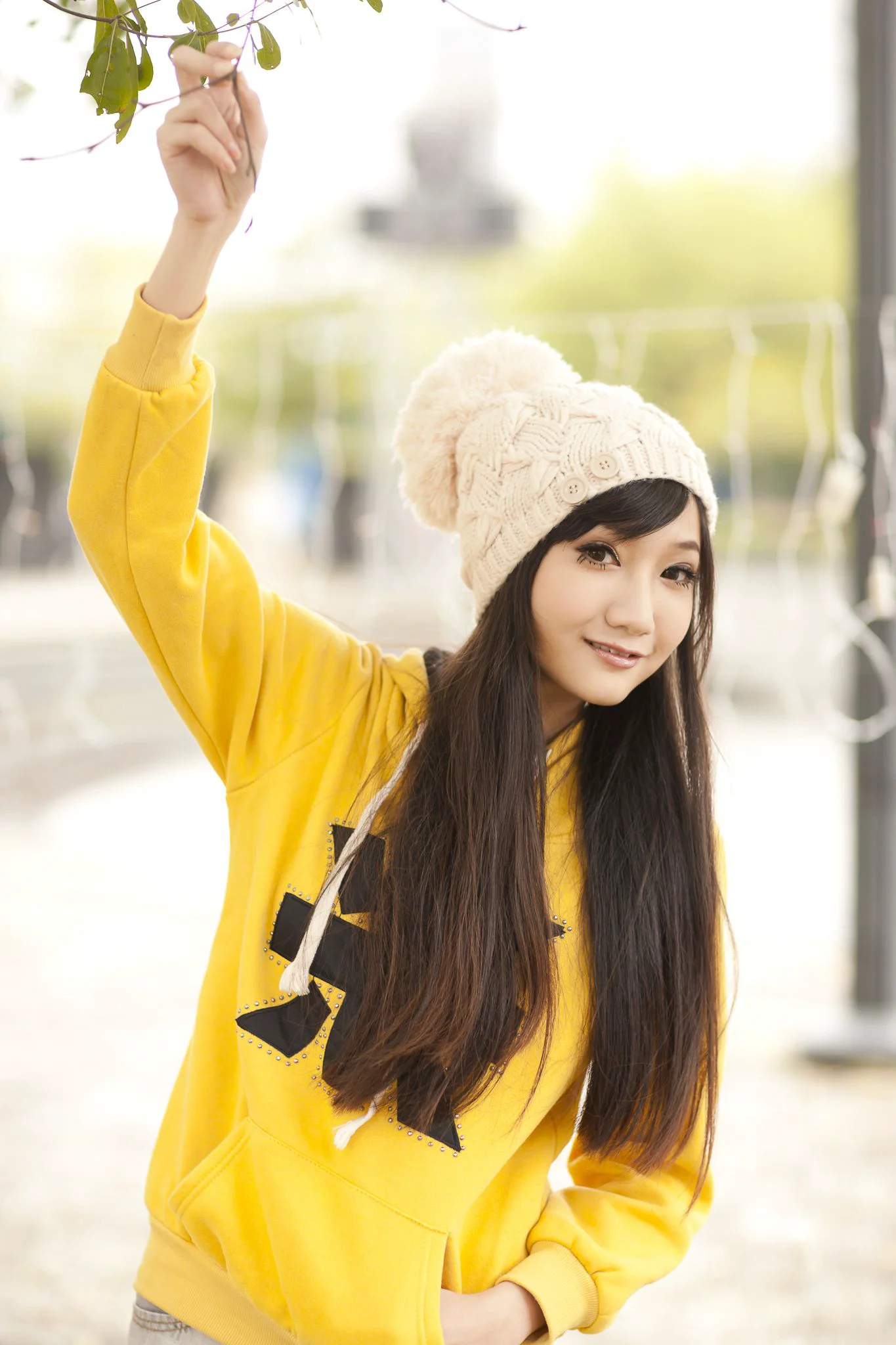 Tina李霜《黑丝街拍图片》写真合集 - 爱照片