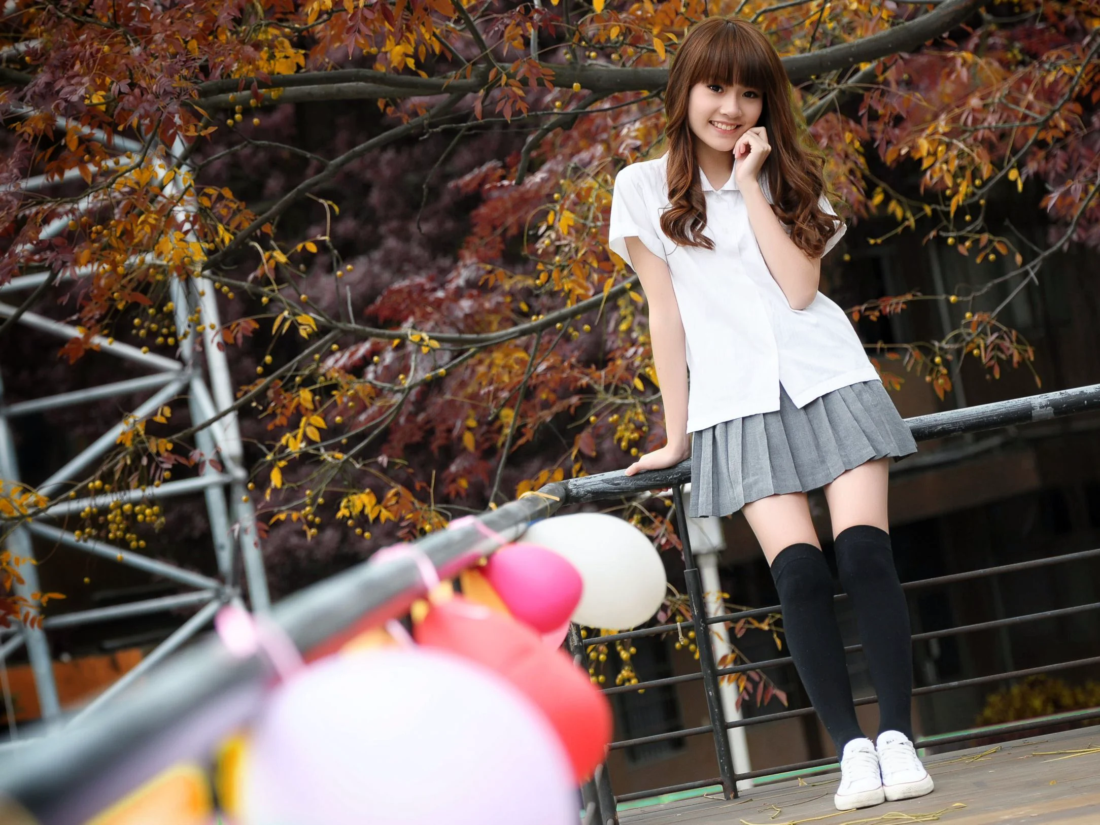 台湾正妹Aries《清新甜美校服少女》写真集 - 爱照片