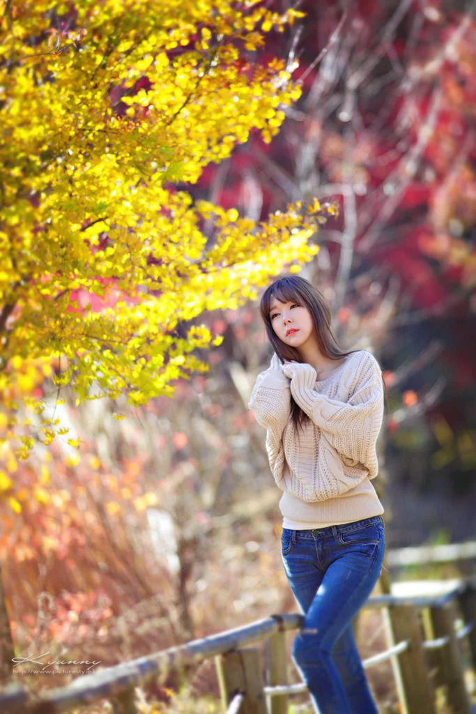 韩国美女韩邵蔚《温暖冬阳》写真集 - 爱照片