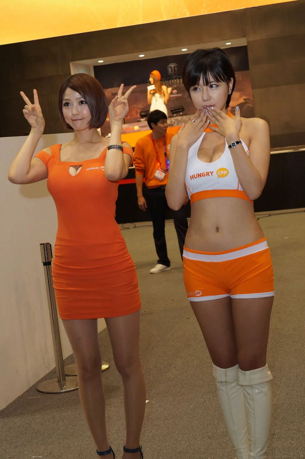 展台美女李恩慧《ShowGirl韩国国际游戏展2014Gstar》套图 - 爱照片