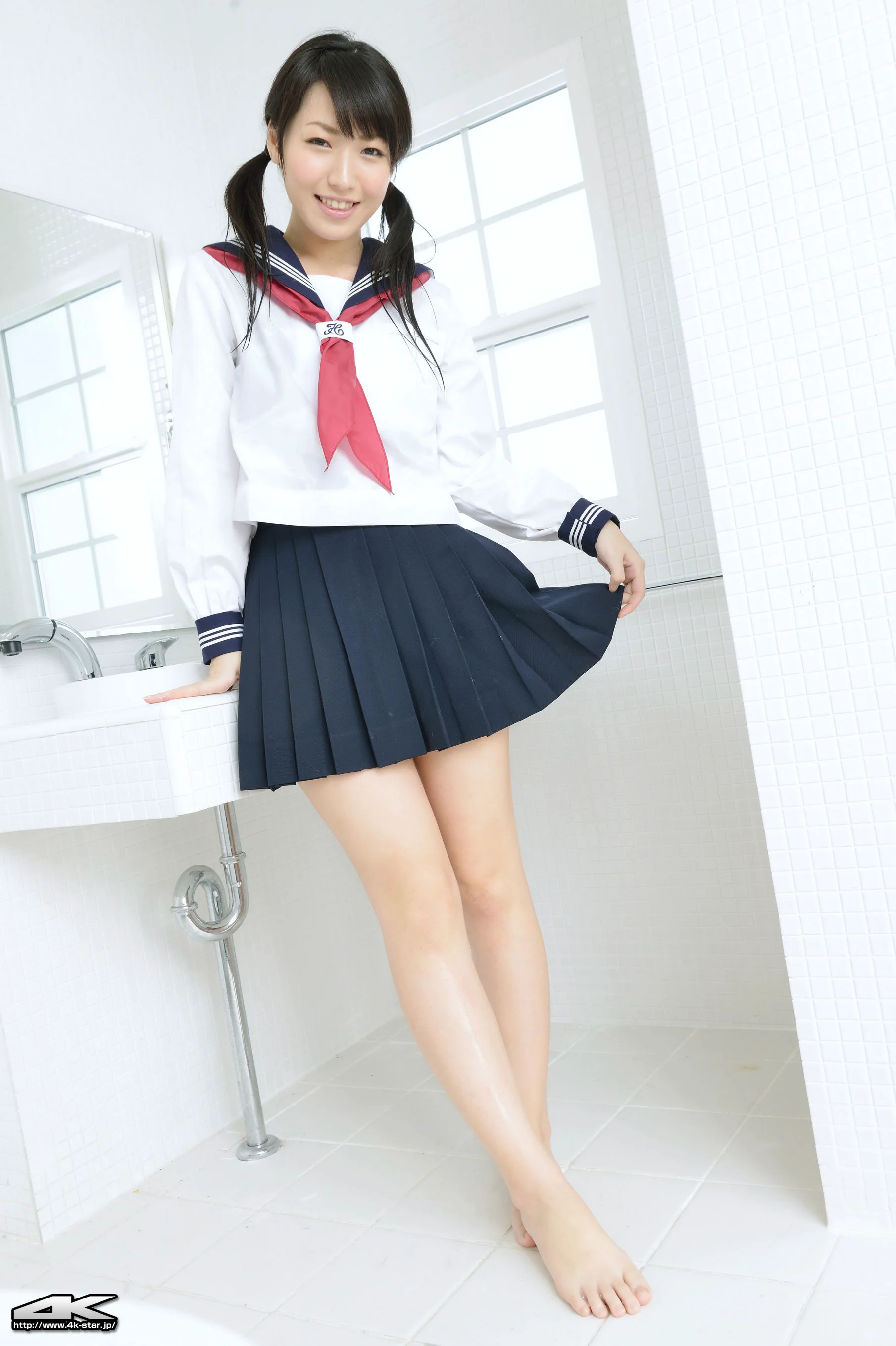 [4K-STAR] NO.00271 松下美保 「セーラー服」JK制服 写真集 - 爱照片