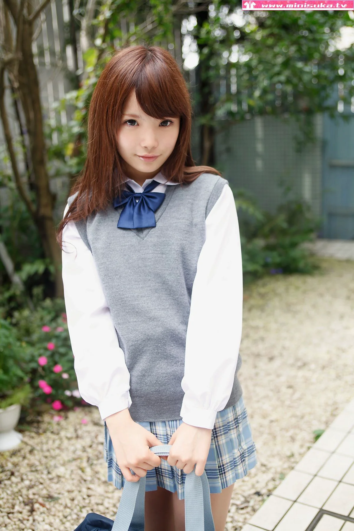 佐藤愛美 Manami Sato [Minisuka.tv] 现役女子高生 写真集 - 爱照片