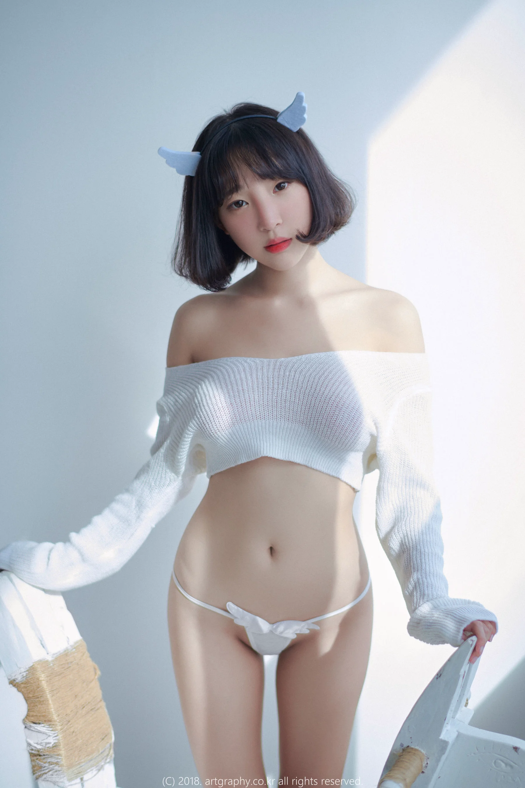 姜仁卿《白猫少女+奶牛尤物》 [ARTGRAVIA] VOL.039 写真集 - 爱照片