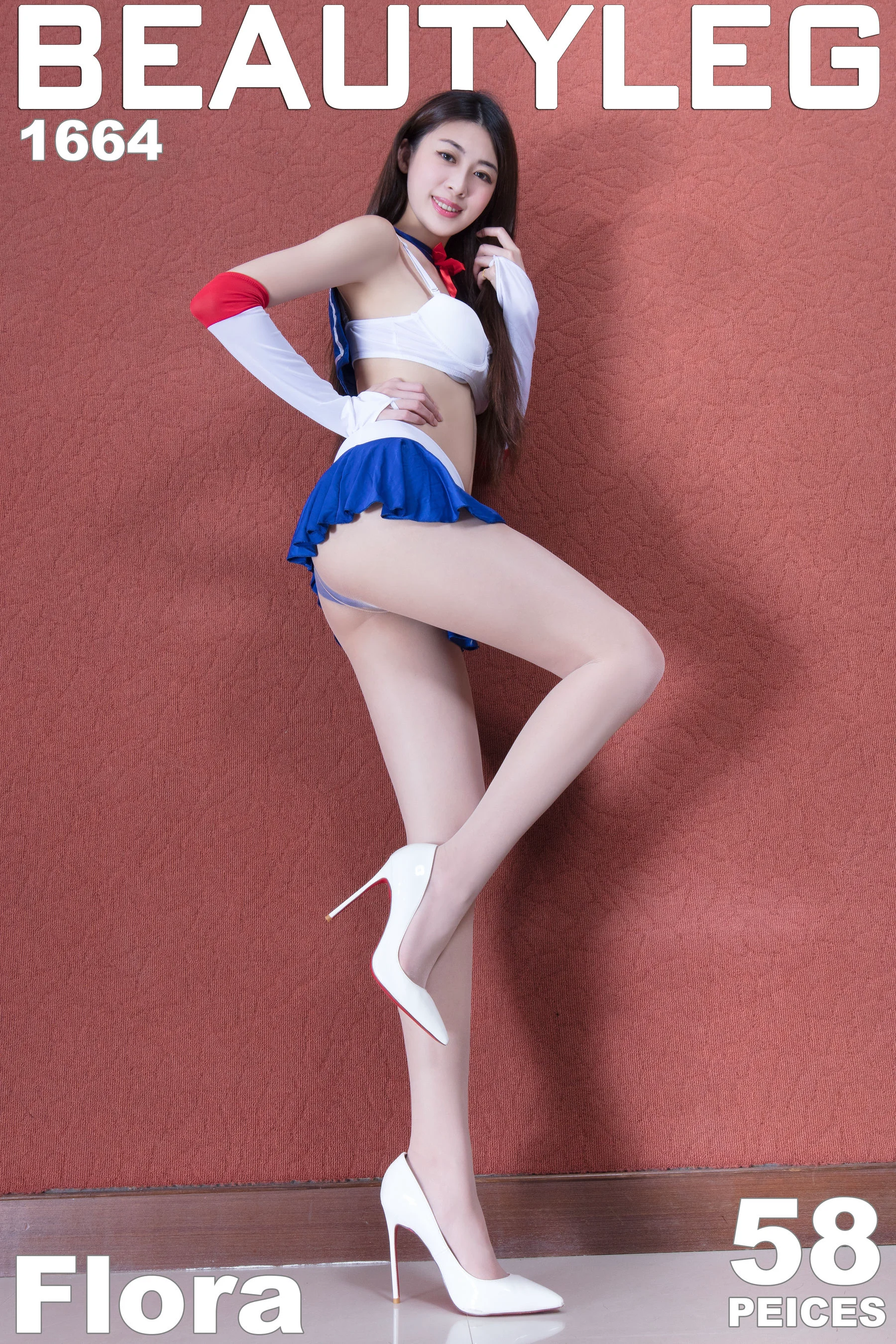 腿模Flora《肉丝袜长腿》 [Beautyleg] No.1664 写真集 - 爱照片