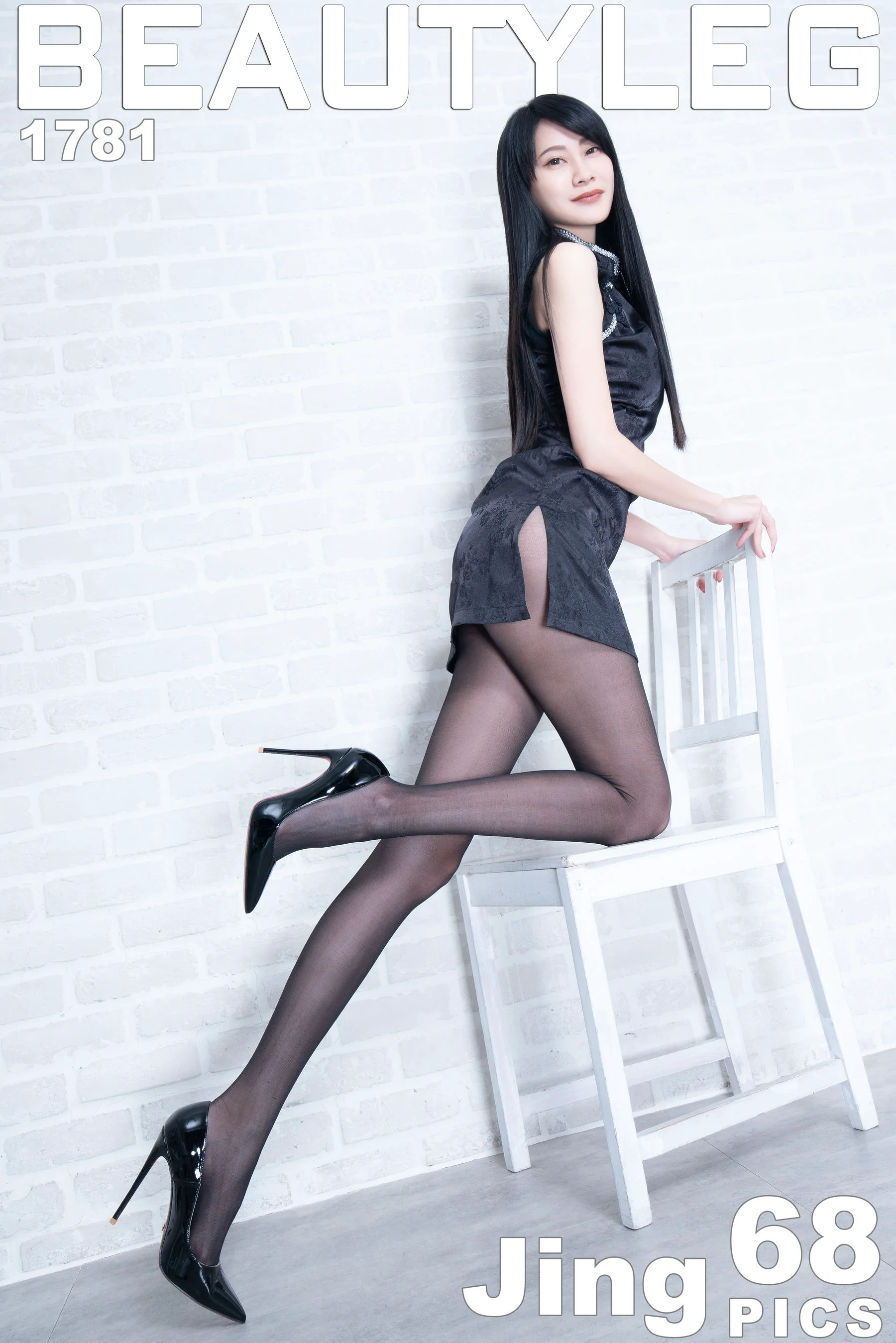 腿模Jing《黑丝旗袍+肉丝OL制服》 [Beautyleg] No.1781 写真集 - 爱照片