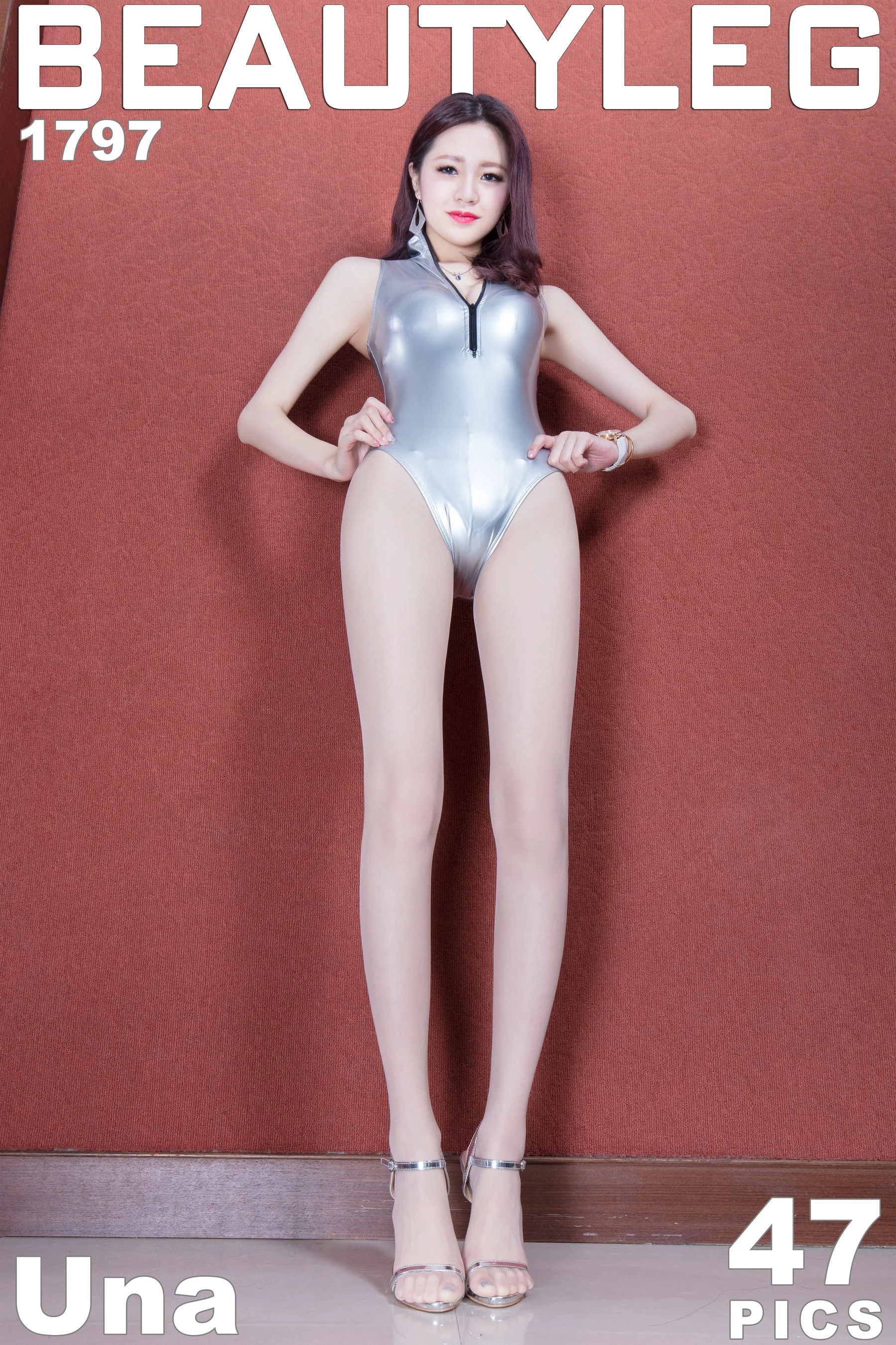 腿模Una《肉丝高叉+黑丝旗袍》 [Beautyleg] No.1797 写真集 - 爱照片