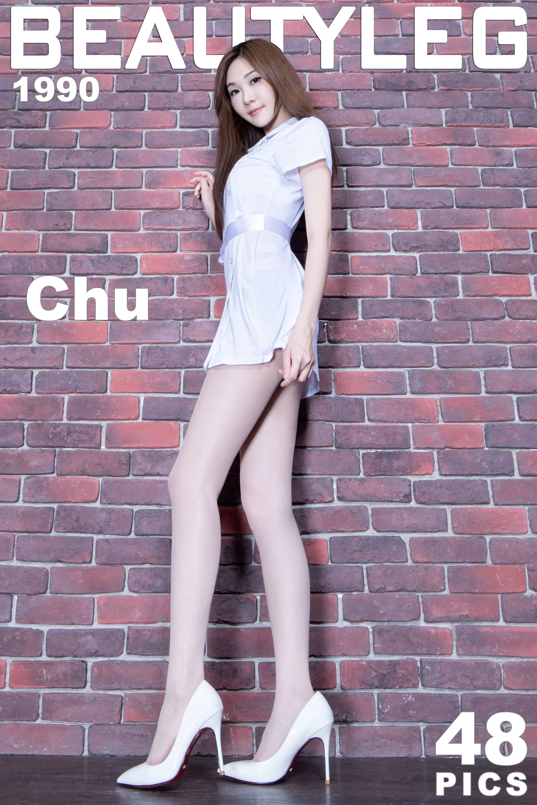 [Beautyleg] No.1990 腿模Chu – 丝袜制服短裙美腿 - 爱照片