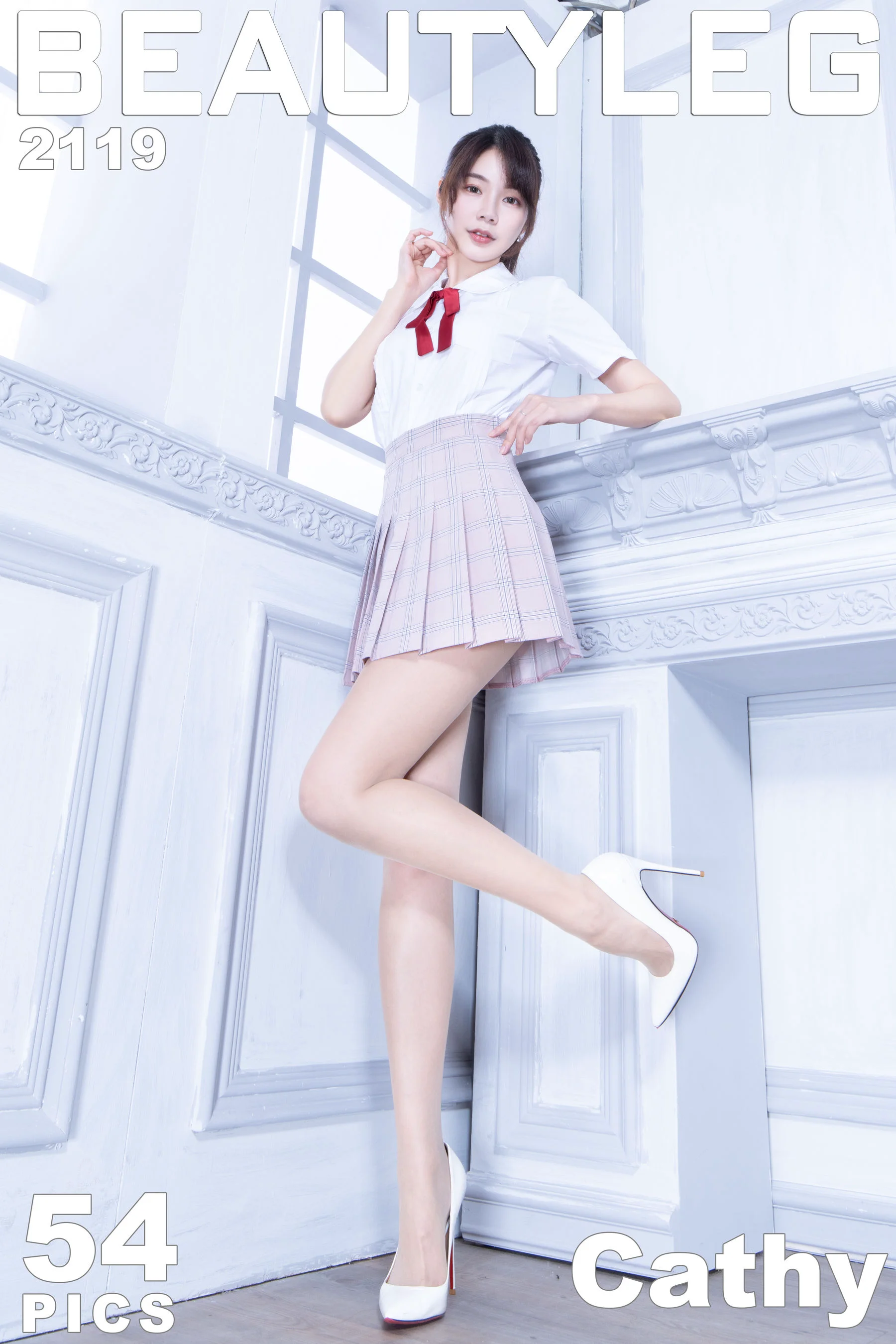 [Beautyleg] No.2119 Cathy 丝袜美腿写真套图 - 爱照片