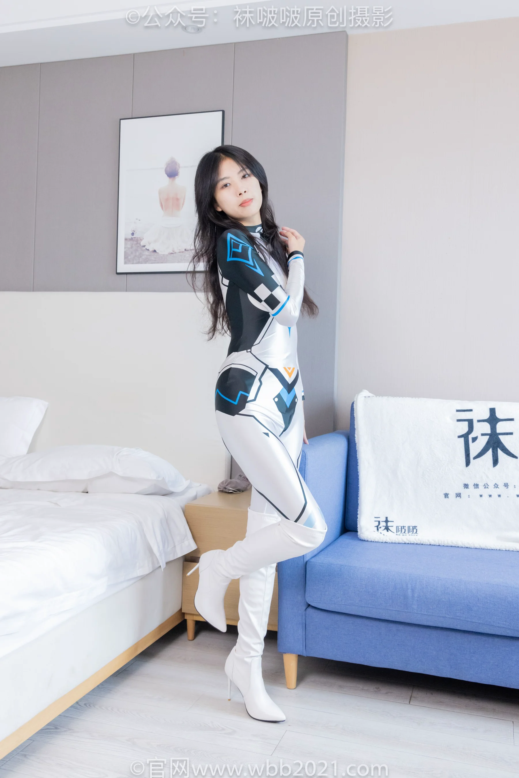 [BoBoSocks袜啵啵] No.434 奶油 – cos服、两双靴子、薄肉丝、薄黑丝（脚尖加固款） - 爱照片