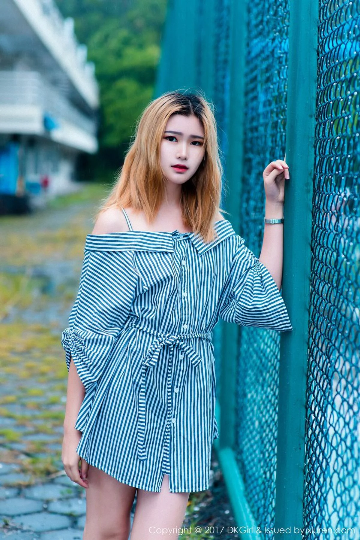 Ting婷婷《172长腿美人，户外大尺度露出》 [御女郎DKGirl] Vol.038 写真集 - 爱照片