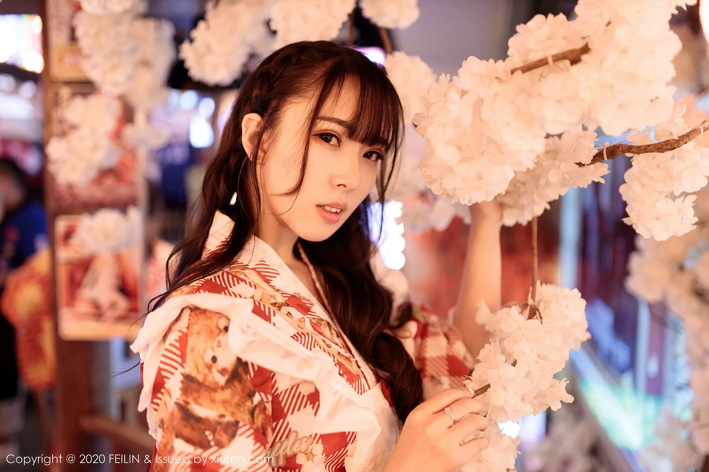 [嗲囡囡FEILIN] VOL.360 小波多 – 日系和服私房 - 爱照片