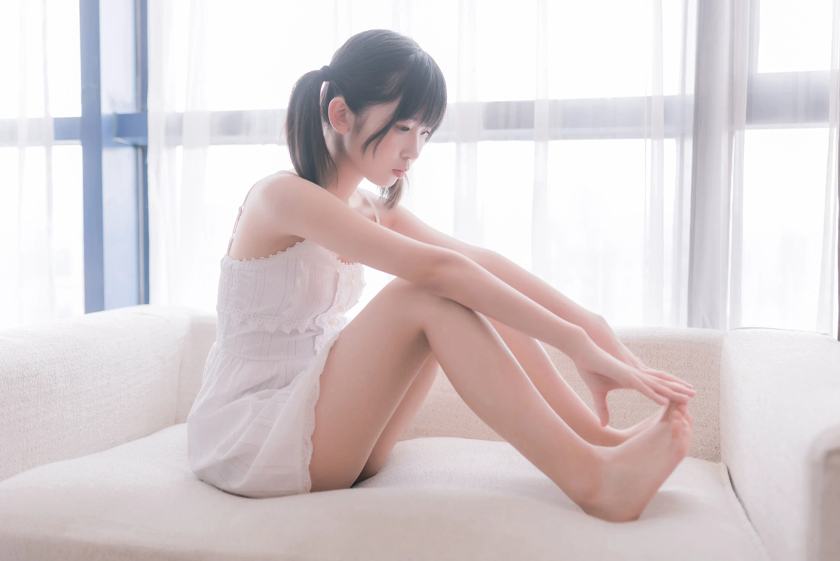[风之领域] NO.083 清凉少女裸足 写真集 - 爱照片