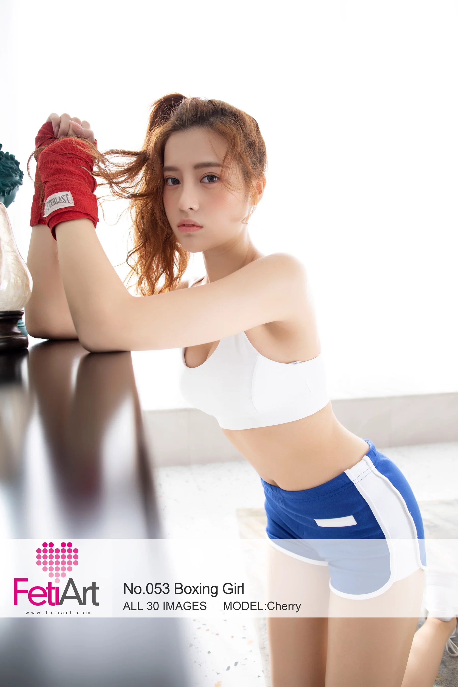 [FetiArt] NO.053 Boxing Girl 模特 Cherry - 爱照片