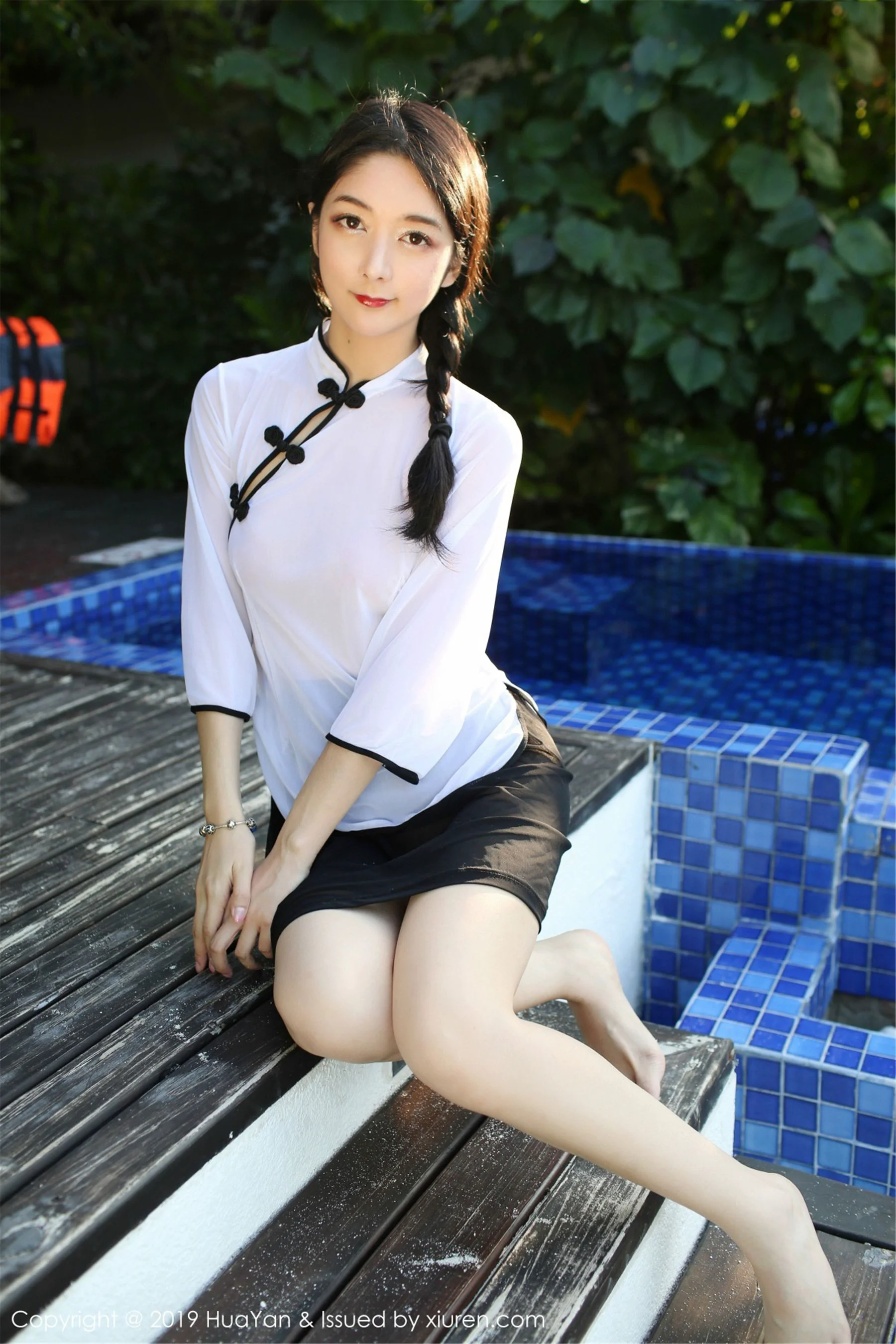 Angela喜欢猫《古典旗袍+运动服》 [花の颜HuaYan] Vol.065 写真集 - 爱照片