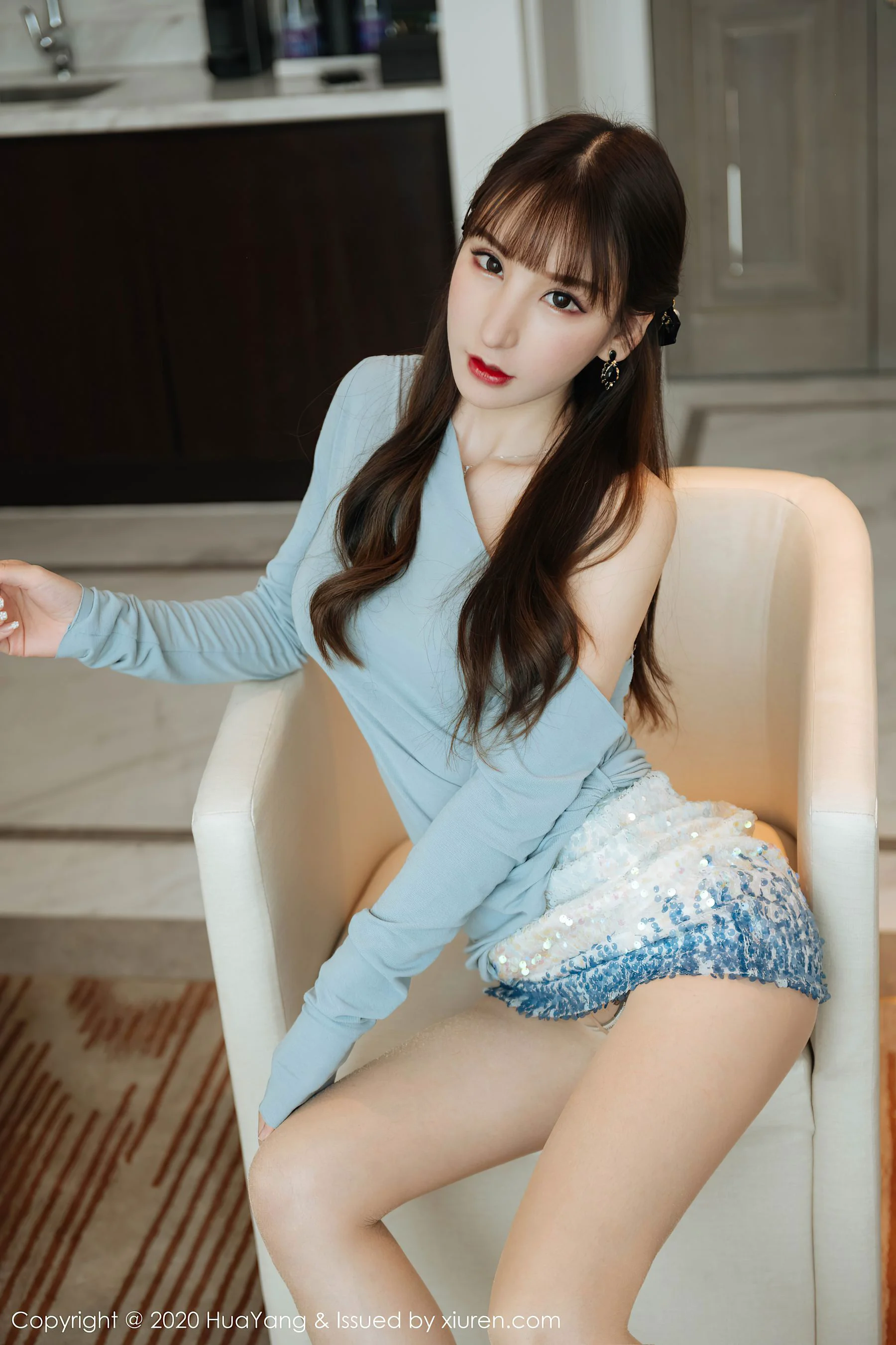 [花漾HuaYang] Vol.325 周于希Sandy – 朦胧丝袜娇躯魅力轻透妩媚动人 - 爱照片