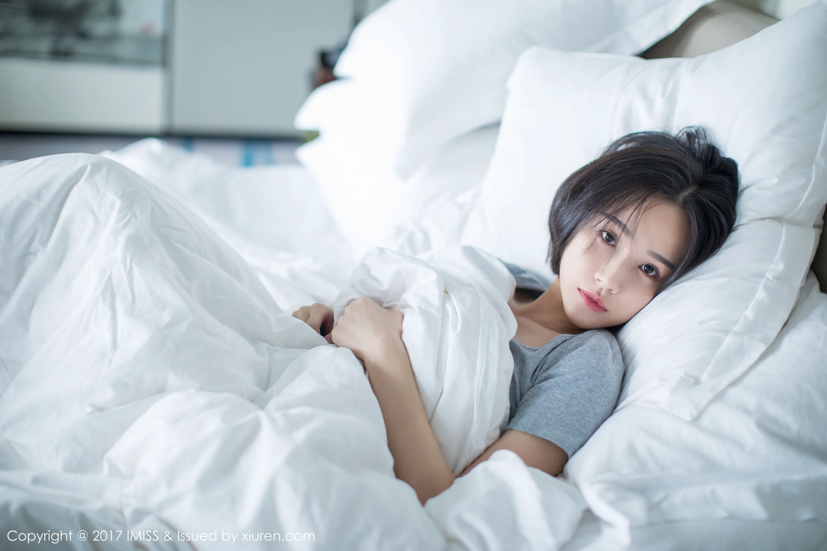 莉雅Livia《日系短发女神》 [爱蜜社IMISS] VOL.178 写真集 - 爱照片