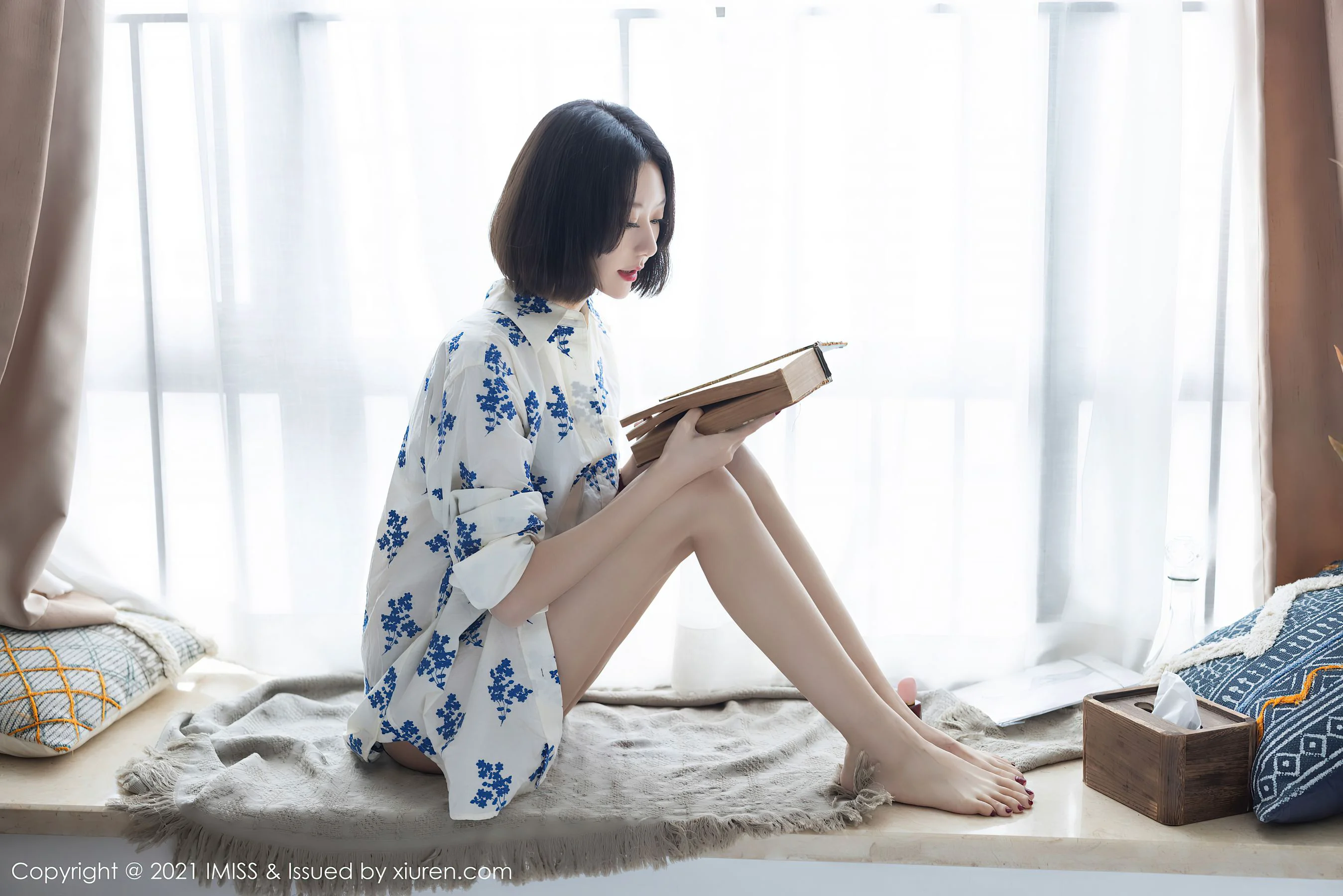 [爱蜜社IMiss] Vol.602 艺轩 – 娉婷婉约风姿 - 爱照片