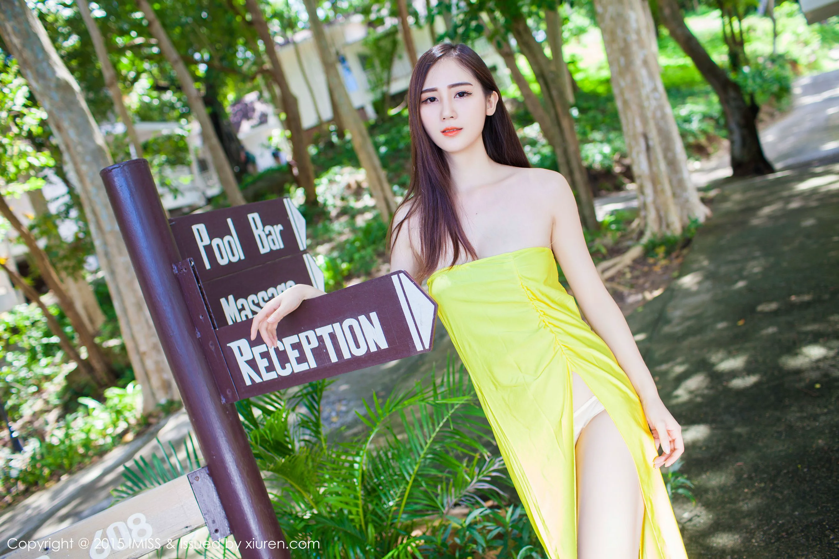 高挑美女SISY思《4套清新服饰》 [爱蜜社IMiss] Vol.041 写真集 - 爱照片