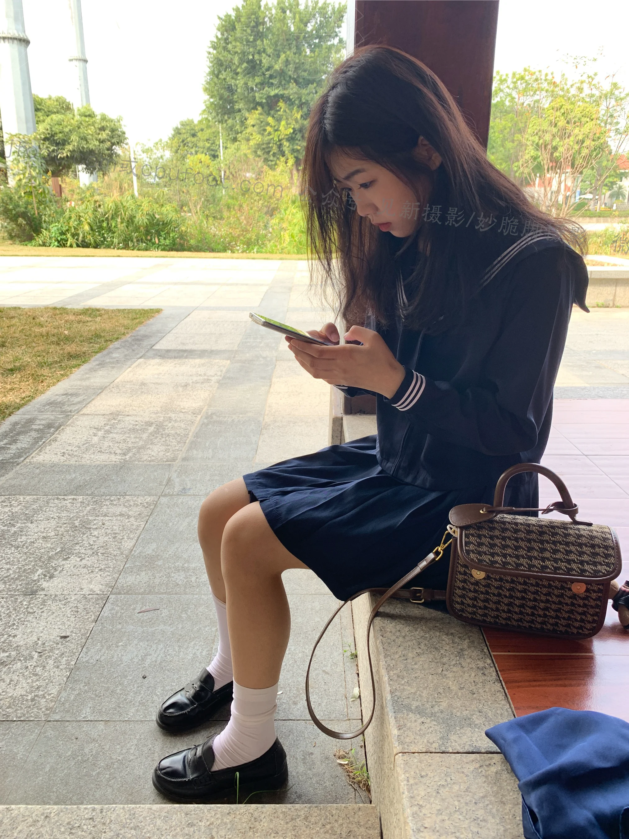 [见新摄影] No.026 巅峰 动漫里可爱的JK小姐姐又来了，你陶醉了吗 - 爱照片