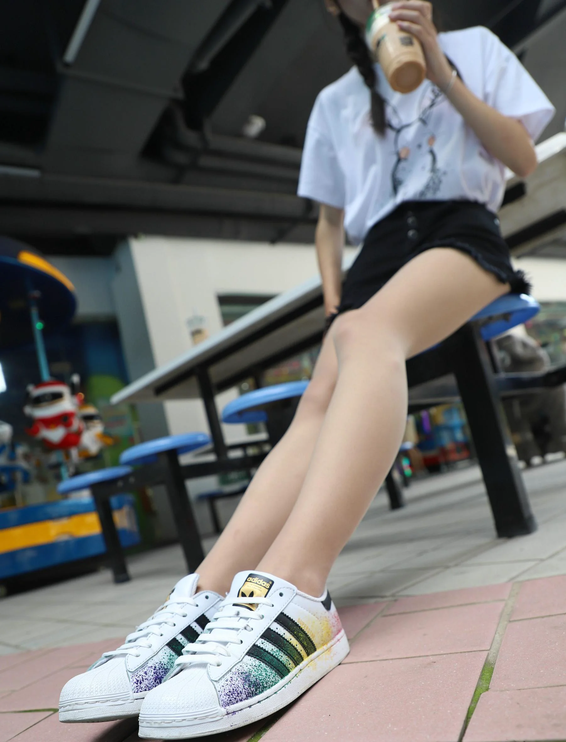[山茶摄影LSS] NO.070 运动鞋肉丝 写真套图 - 爱照片