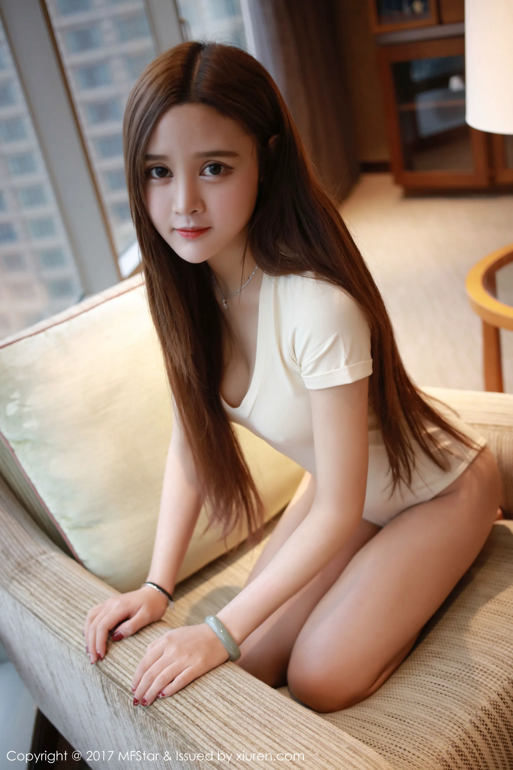 姗姗《性感连体装+白衬衫》 [模范学院MFStar] Vol.108 写真集 - 爱照片