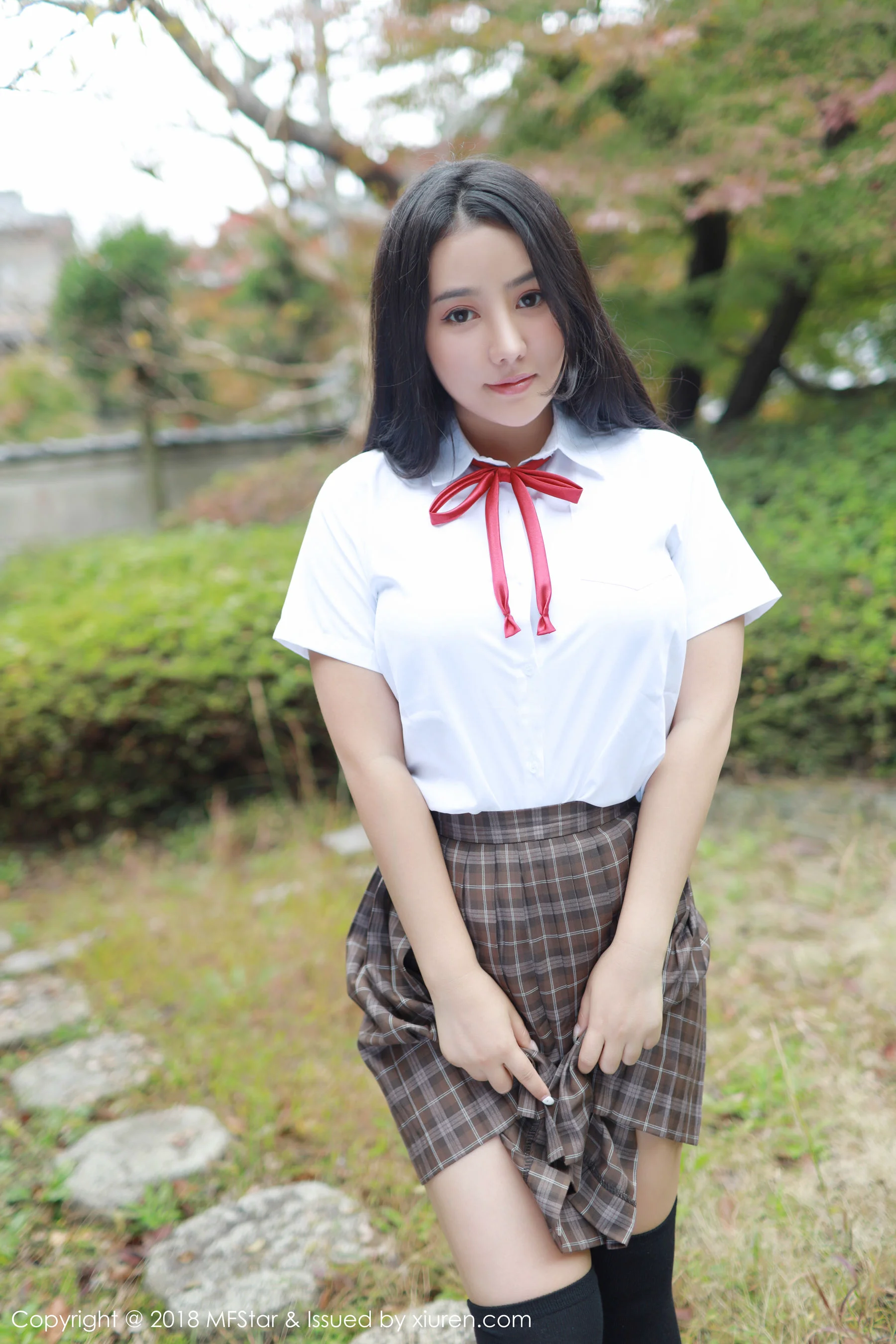 Manuela玛鲁娜《日本学生妹制服系列》 [模范学院MFStar] Vol.163 写真集 - 爱照片