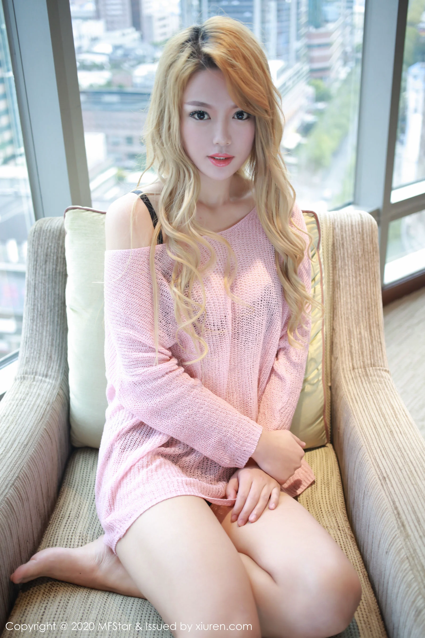 [模范学院MFStar] Vol.296 dodo 《金色的发丝女郎》 写真集 - 爱照片