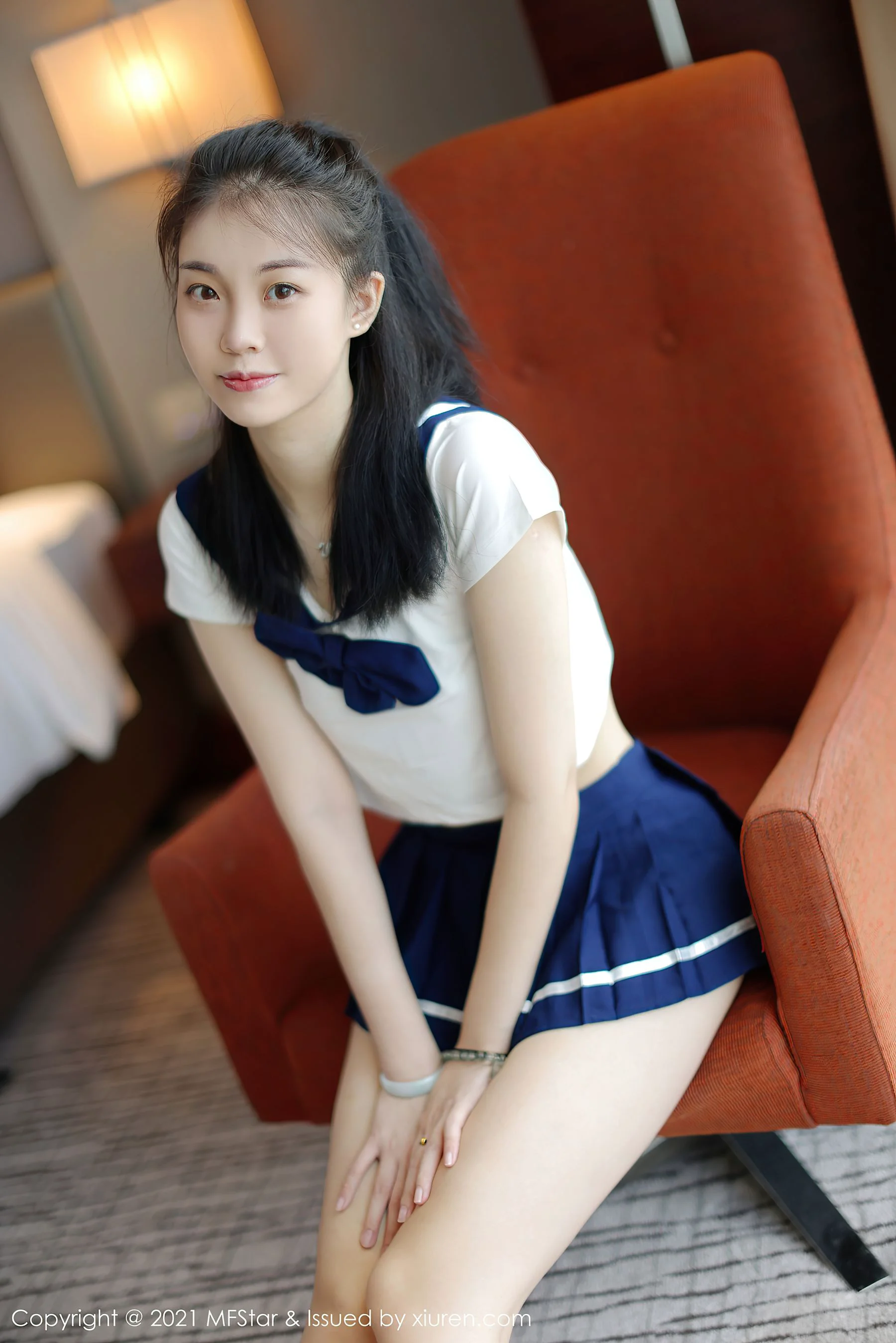 [模范学院MFStar] Vol.526 一颗甜蛋黄a – JK制服系列 - 爱照片