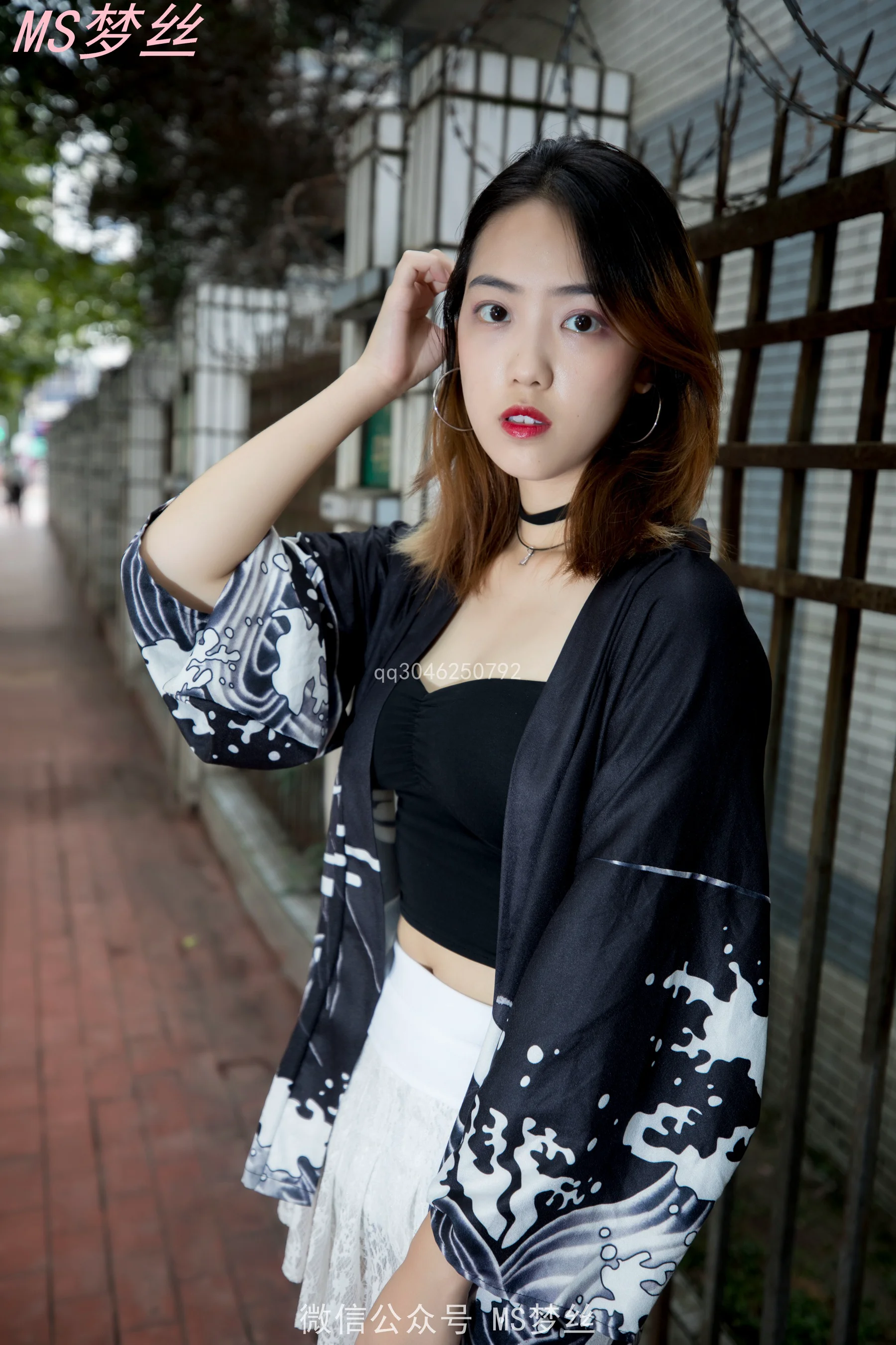 [MSLASS梦丝女神] No.001 曼文 - 爱照片