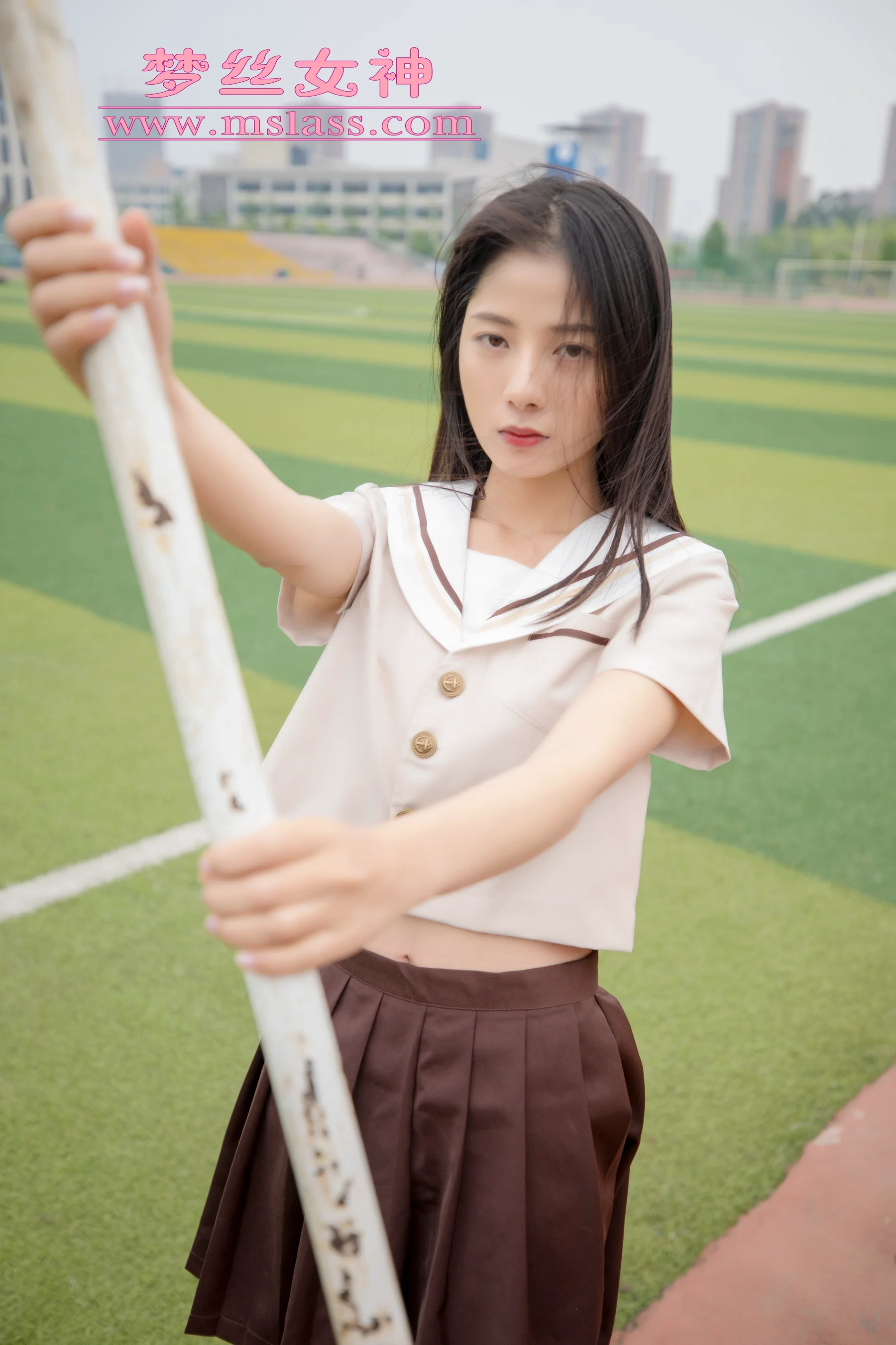[MSLASS梦丝女神] No.014 雪馨 学院的JK黑丝袜 - 爱照片