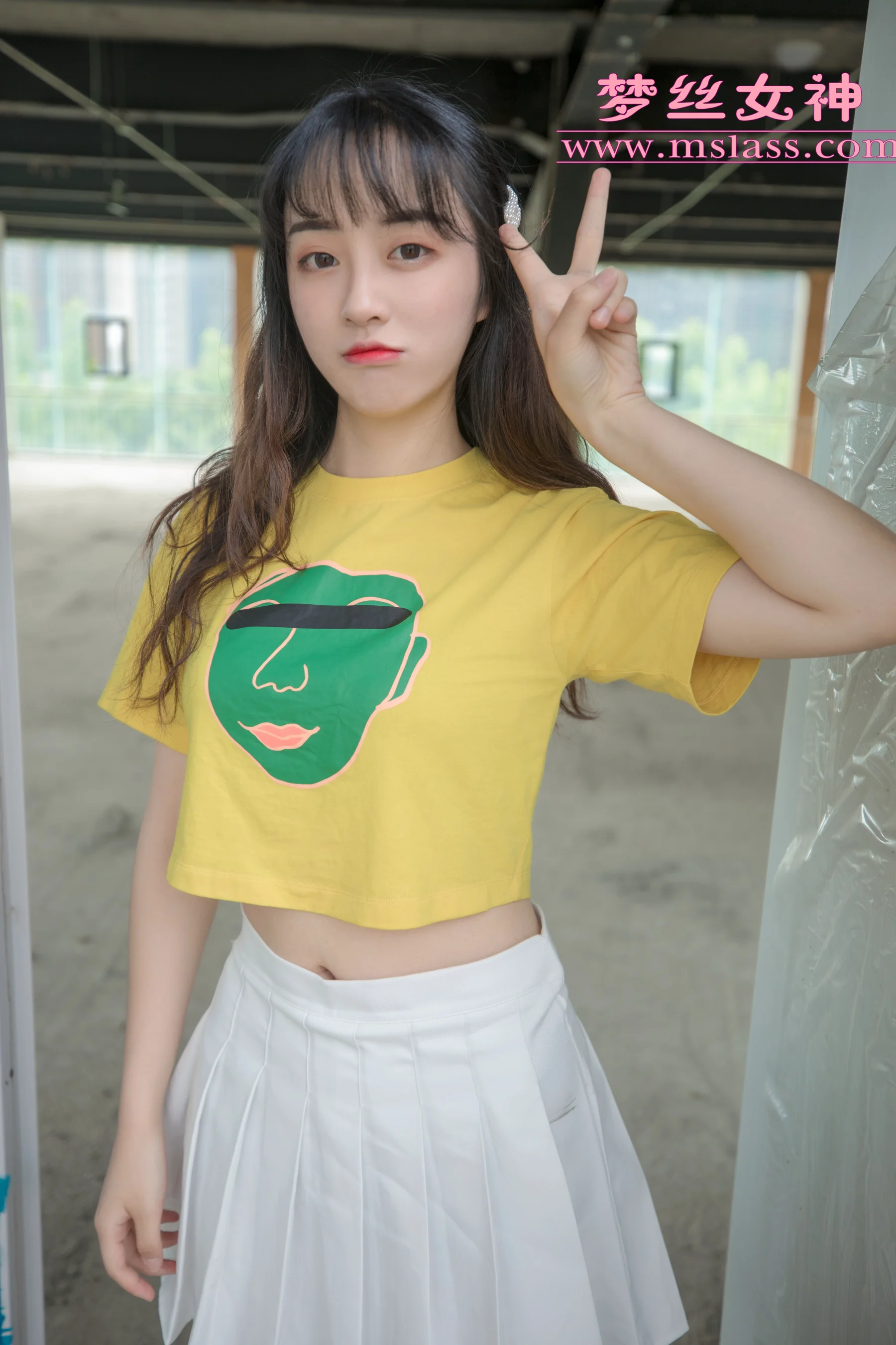 [MSLASS梦丝女神] No.023 李佳琪 甜甜萌妹 - 爱照片