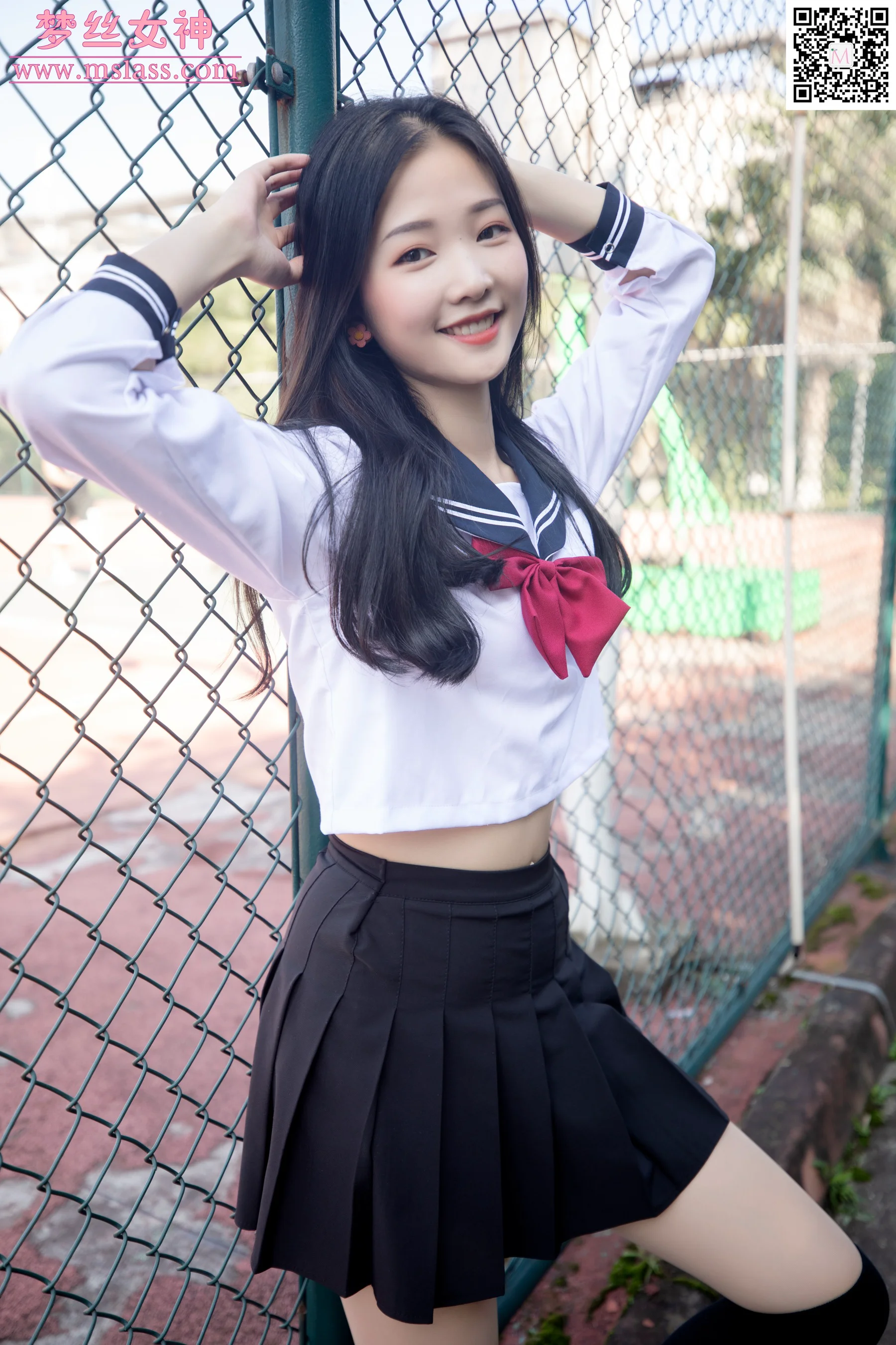 [MSLASS梦丝女神] No.069 张芷馨 爱笑的少女 - 爱照片