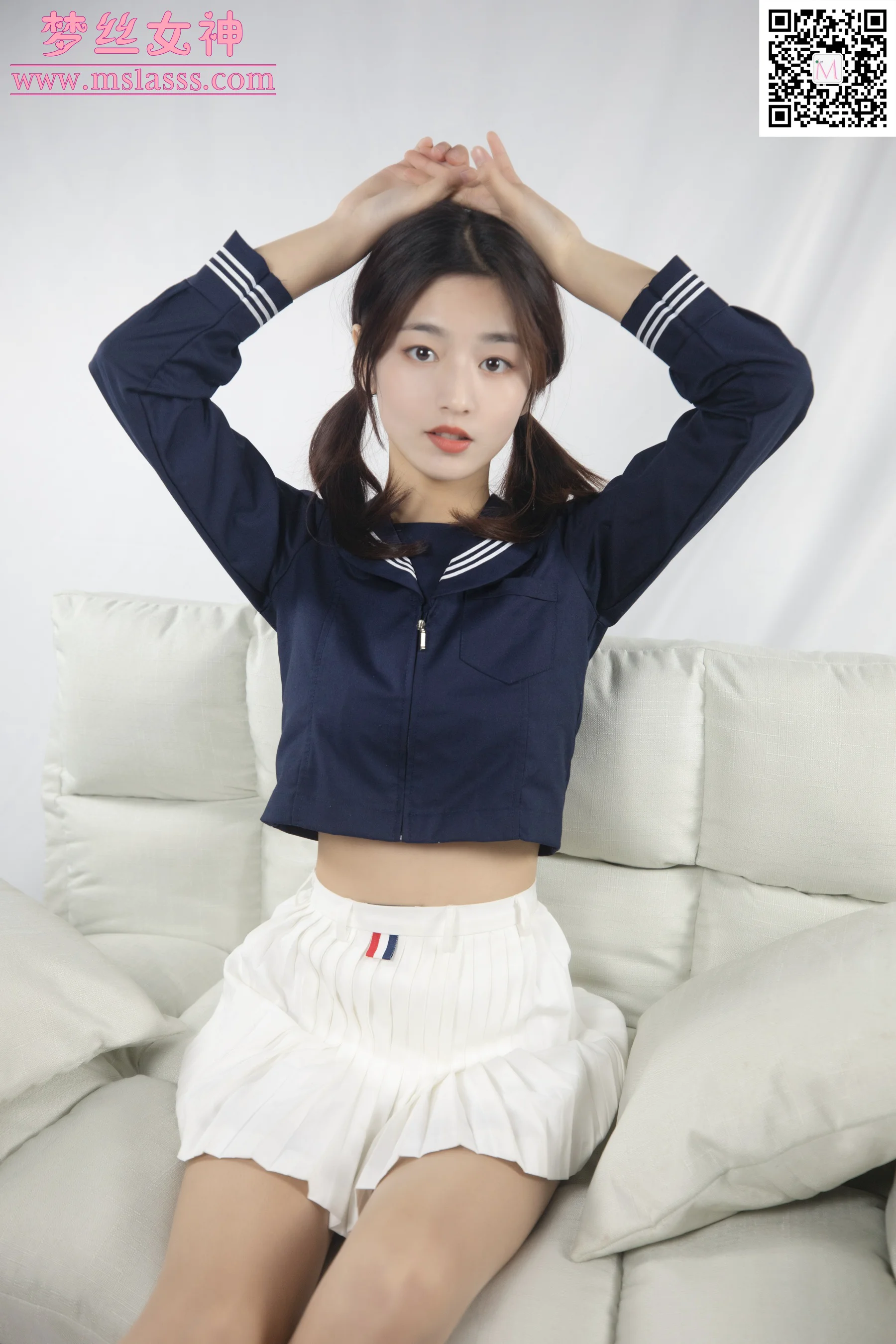 [MSLASS梦丝女神] No.088 璇璇4 长筒袜 - 爱照片