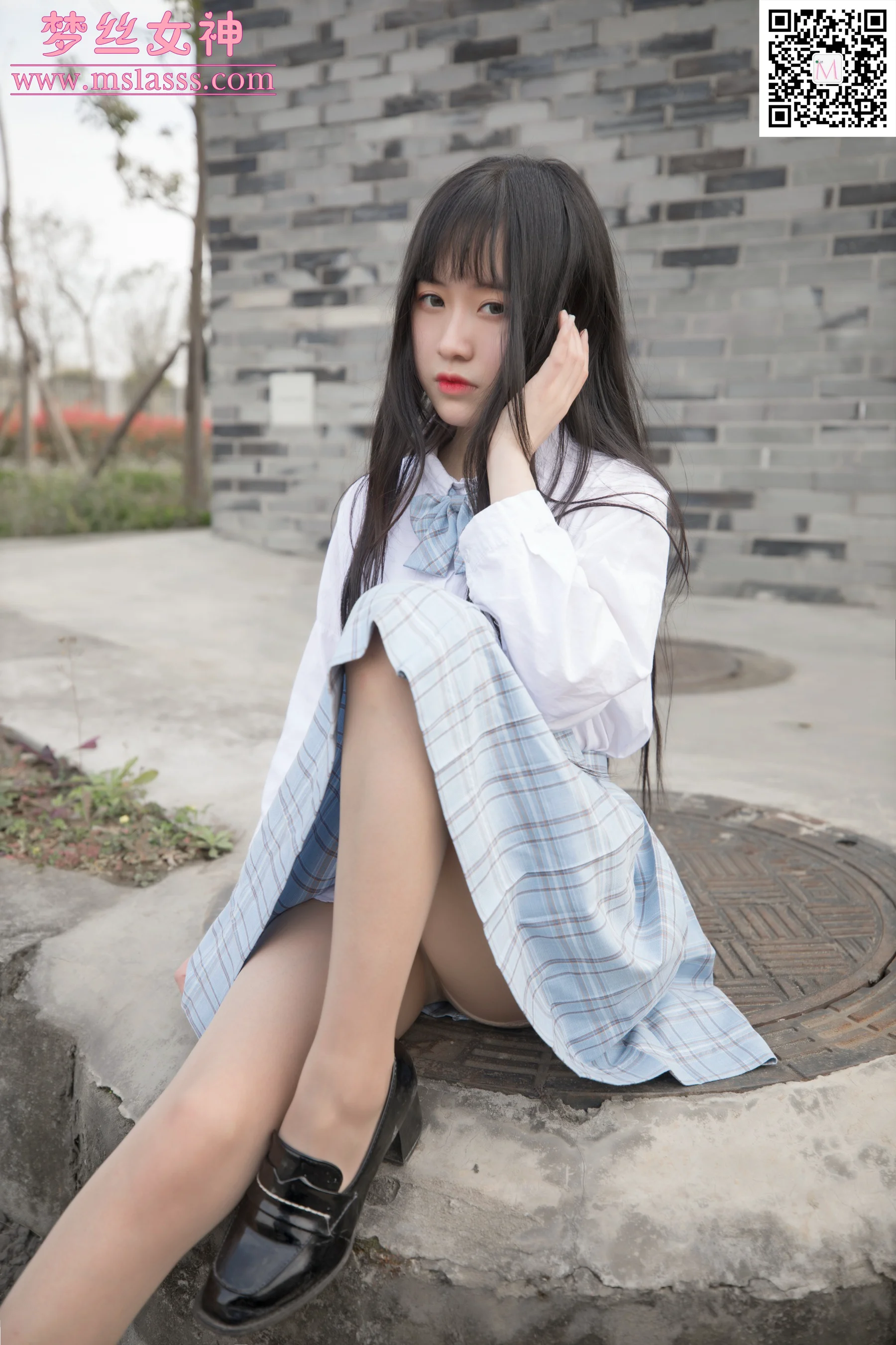 [MSLASS梦丝女神] No.115 仟仟 JK小女神 - 爱照片