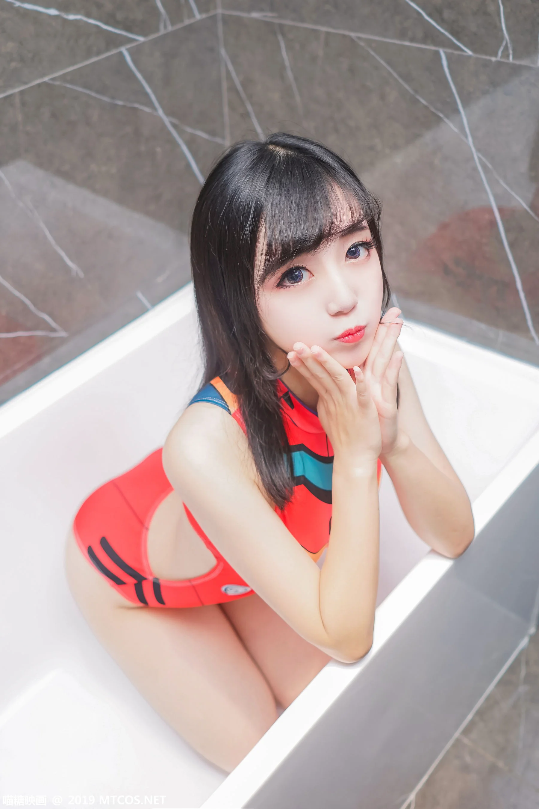 《红色系》 [喵糖映画] VOL.038 写真集 - 爱照片