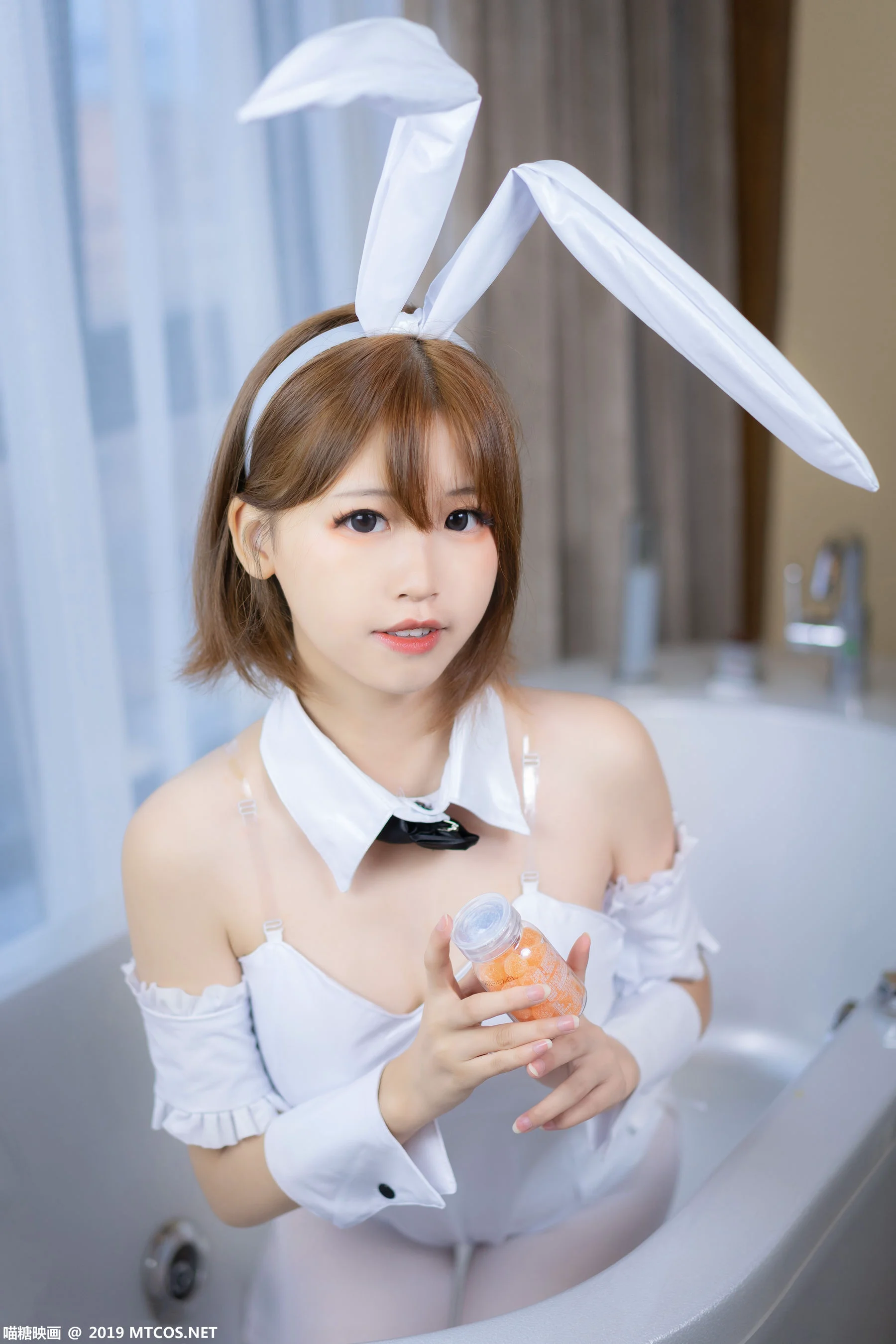 《白色兔女郎》 [喵糖映画] VOL.041 写真集 - 爱照片