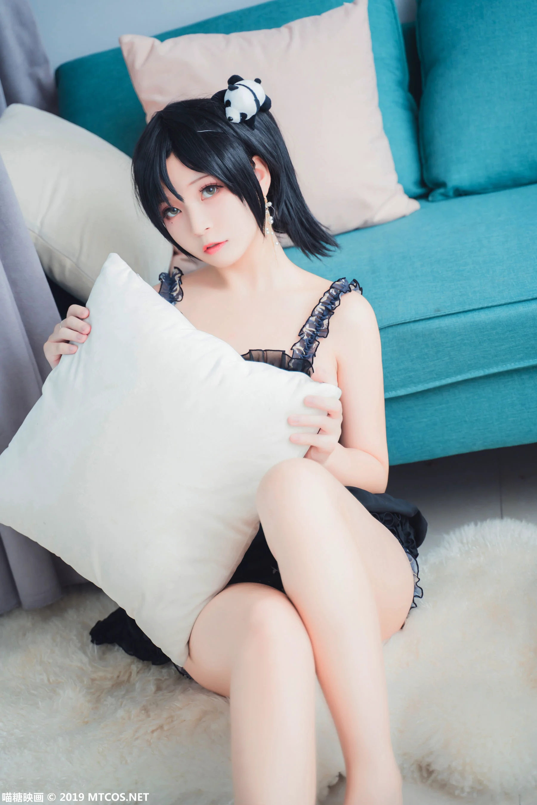 《蕾丝吊带》 [喵糖映画] VOL.063 写真集 - 爱照片