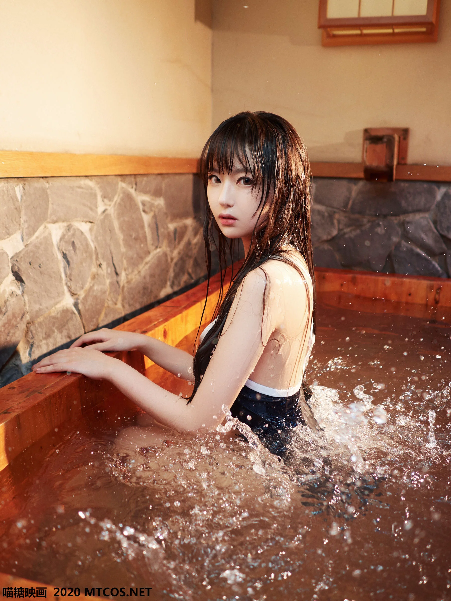 [喵糖映画] VOL.144 《死库水之温泉》 写真集 - 爱照片