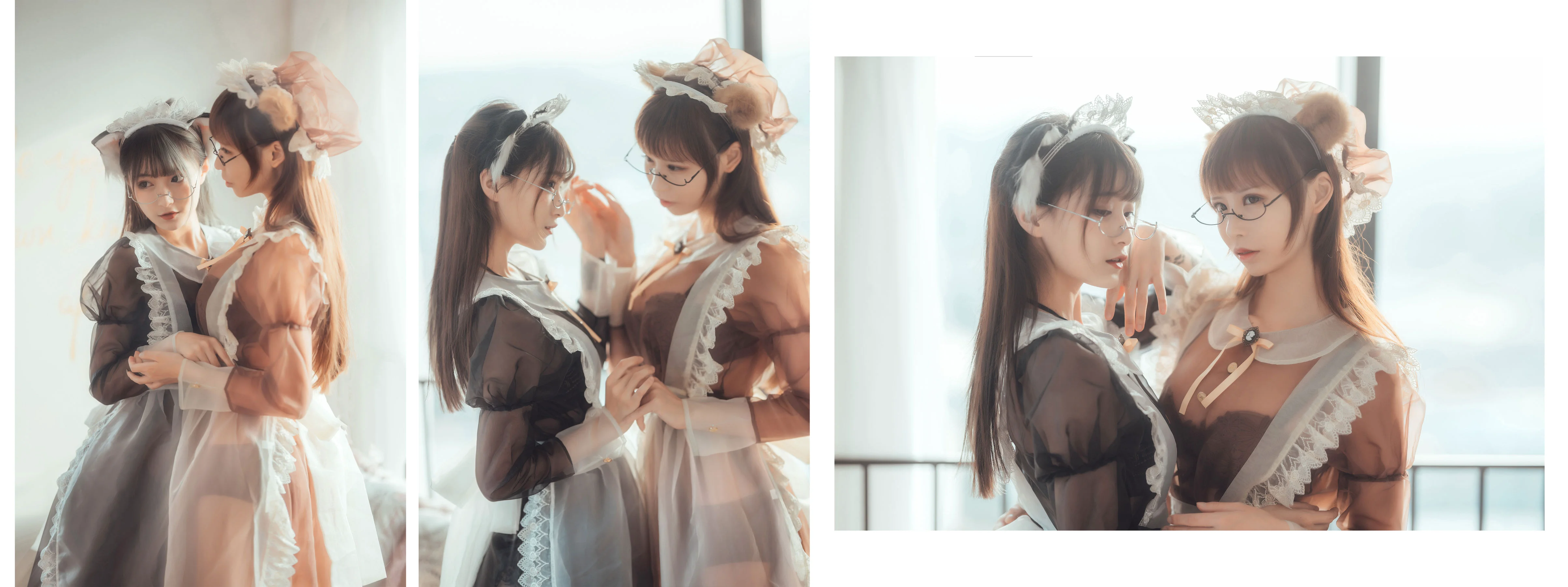 [喵糖映画] VOL.146 《三人女仆》 写真集 - 爱照片