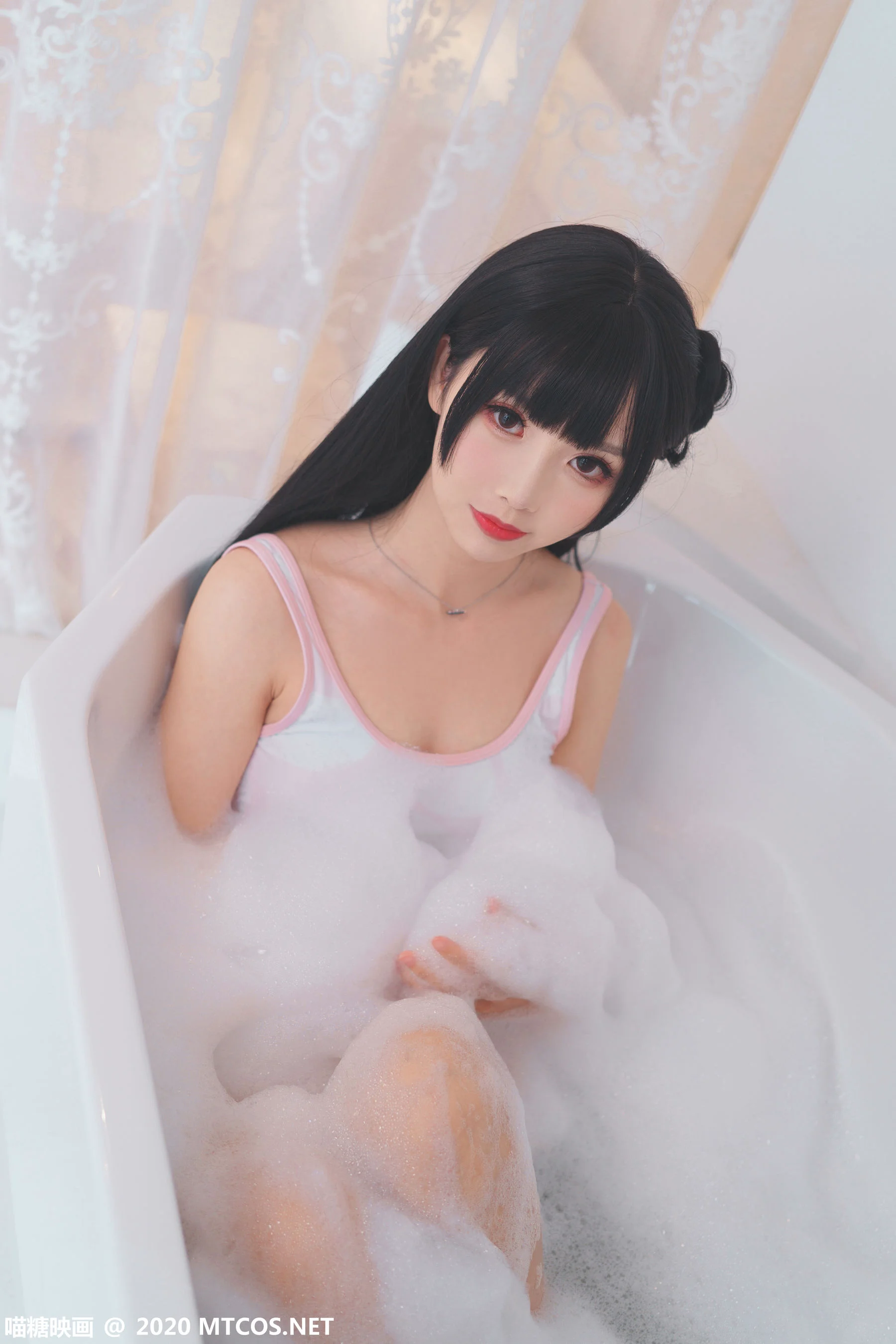 [喵糖映画] VOL.167 《浴缸泡泡》 写真集 - 爱照片